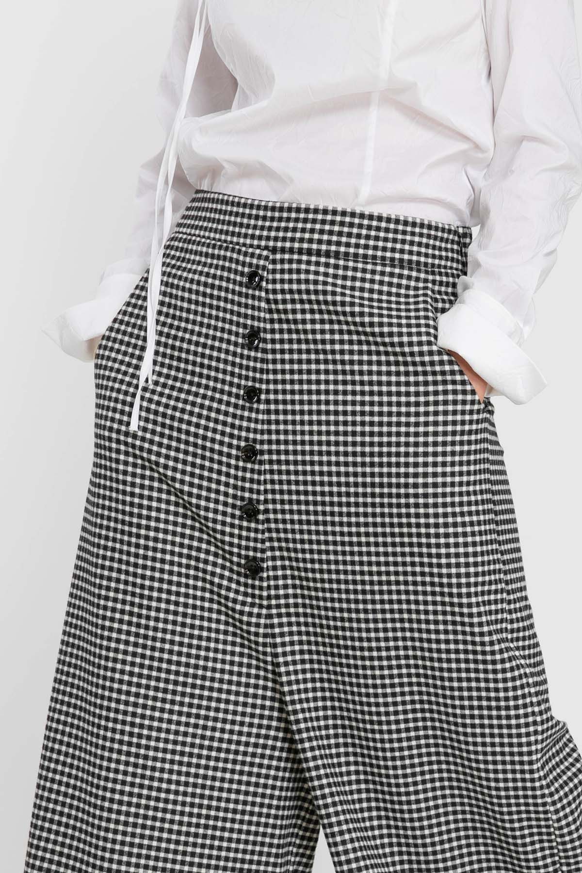 Crea Concept Yüksek Bel Pötikare Pantolon-Libas Trendy Fashion Store