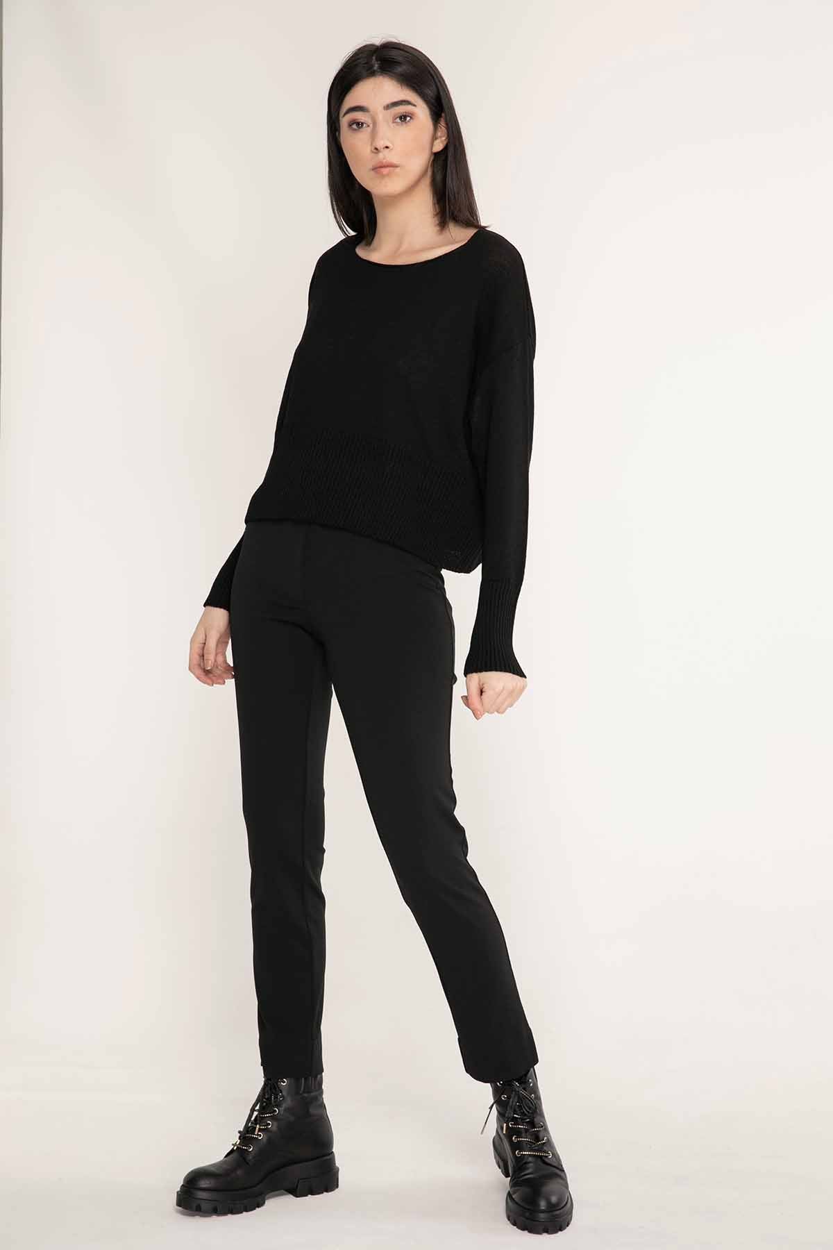 Crea Concept Yaka Aksesuarlı Triko-Libas Trendy Fashion Store