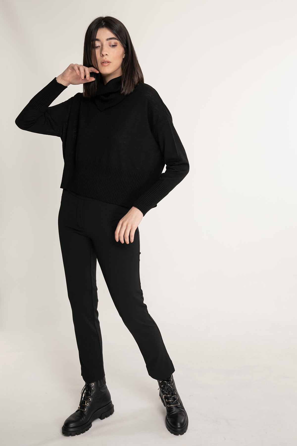 Crea Concept Yaka Aksesuarlı Triko-Libas Trendy Fashion Store