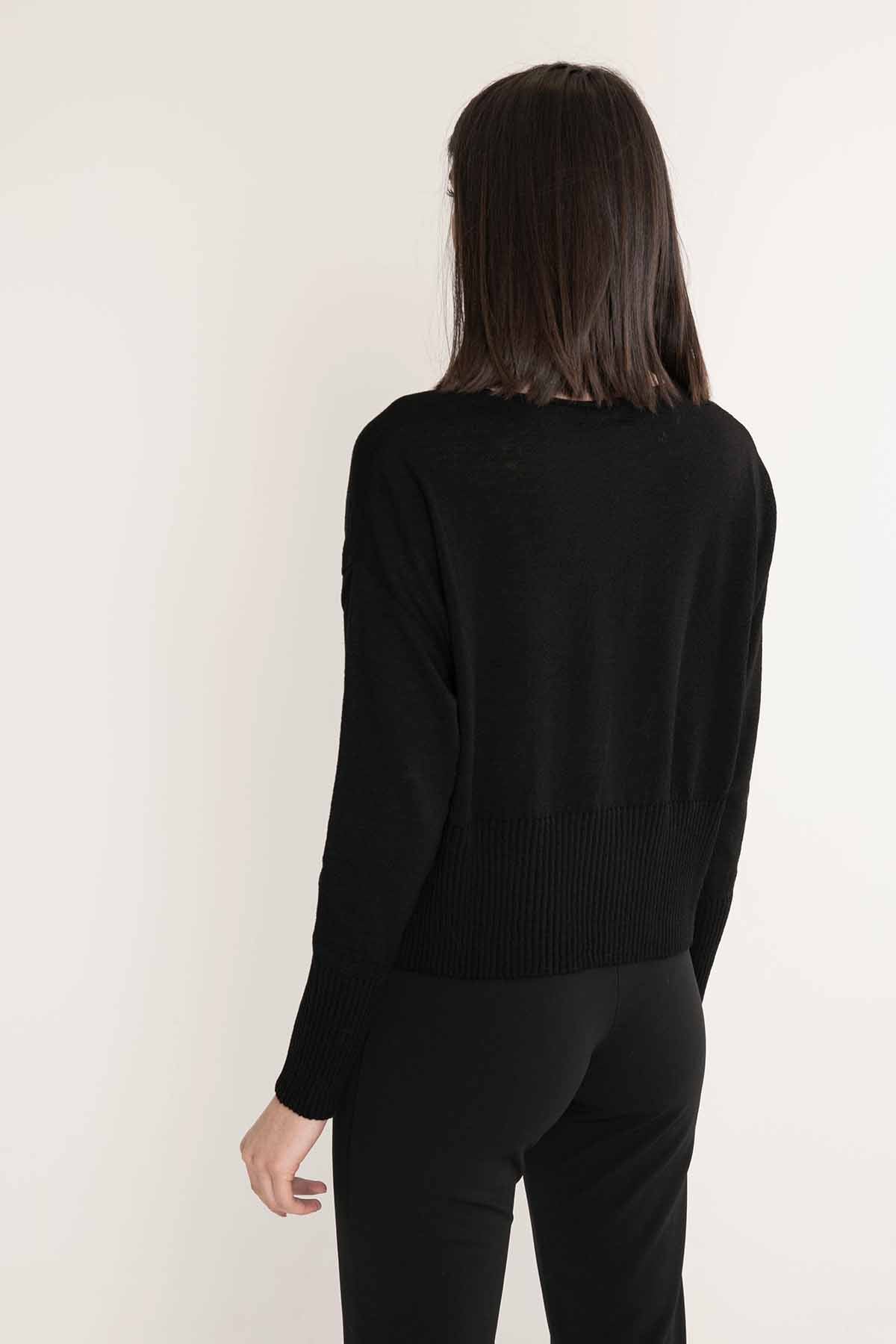 Crea Concept Yaka Aksesuarlı Triko-Libas Trendy Fashion Store