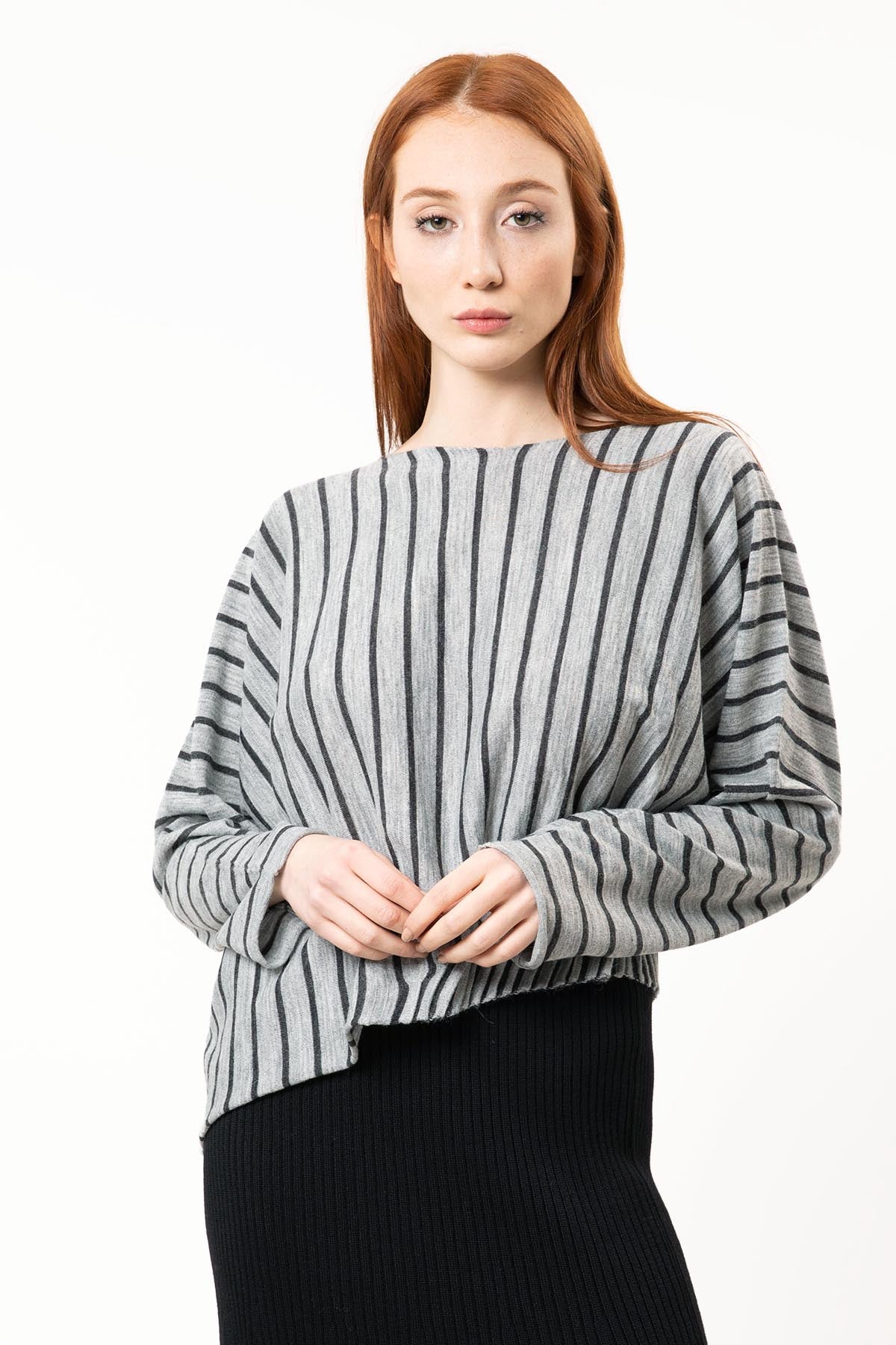 Crea Concept Çizgili Triko-Libas Trendy Fashion Store