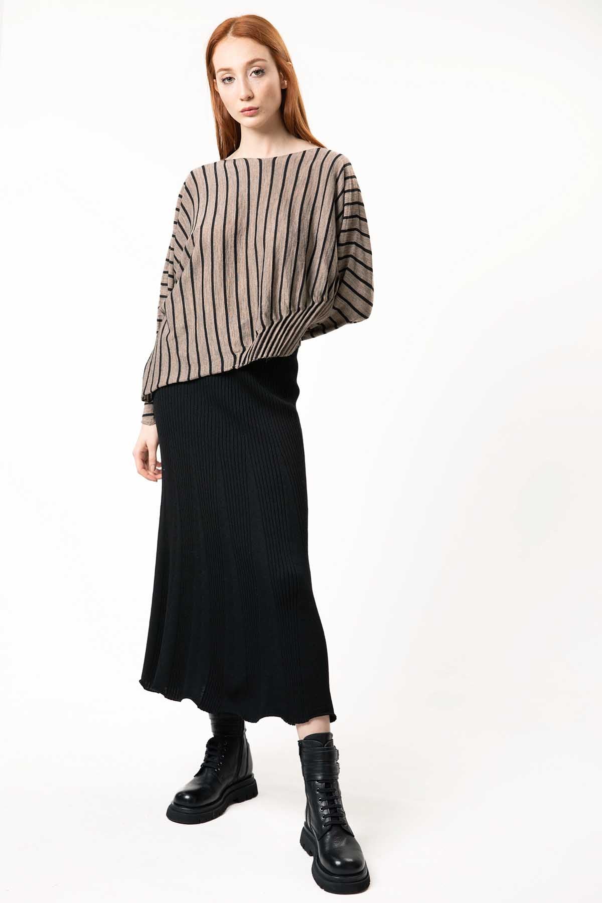 Crea Concept Çizgili Triko-Libas Trendy Fashion Store