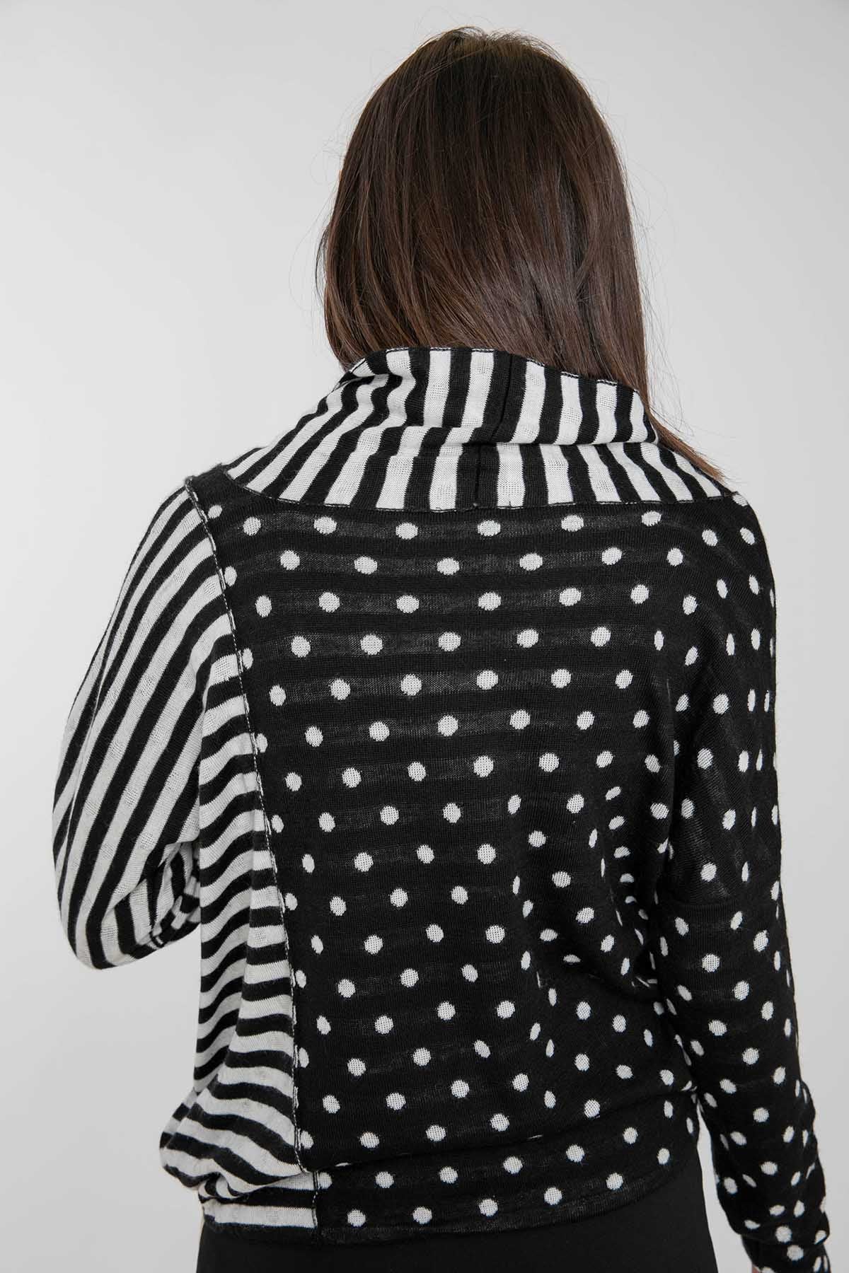 Crea Concept Şal Yaka Belden Büzgülü Triko-Libas Trendy Fashion Store