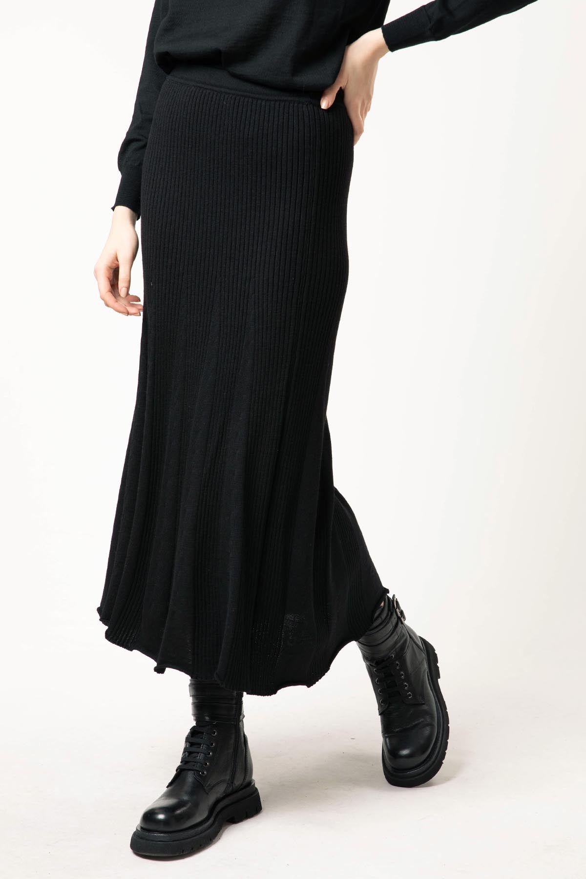 Crea Concept Piliseli Yün Etek-Libas Trendy Fashion Store