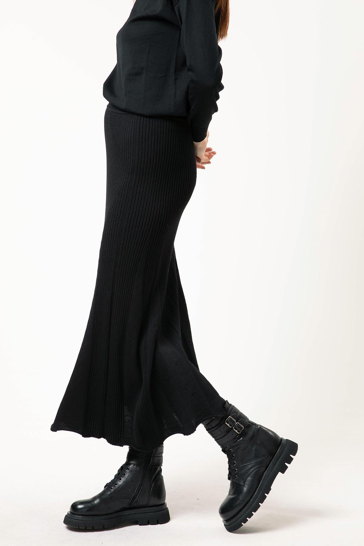 Crea Concept Piliseli Yün Etek-Libas Trendy Fashion Store