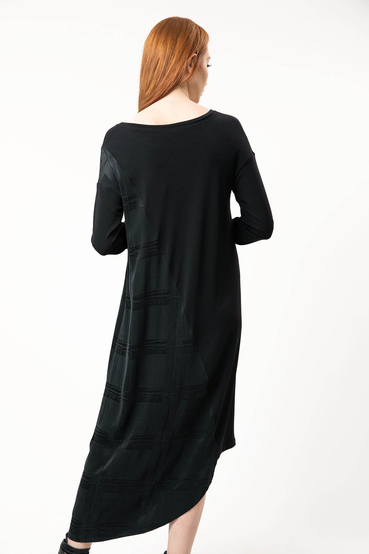 Crea Concept Ekose Detaylı Elbise-Libas Trendy Fashion Store