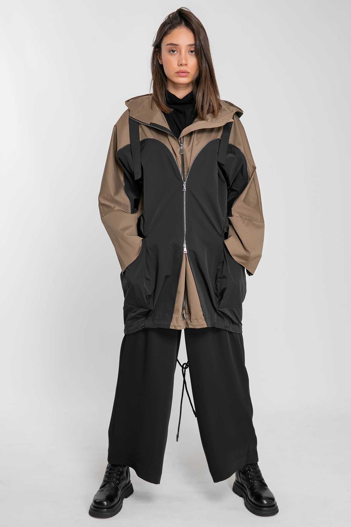 Crea Concept Oversize Trençkot-Libas Trendy Fashion Store