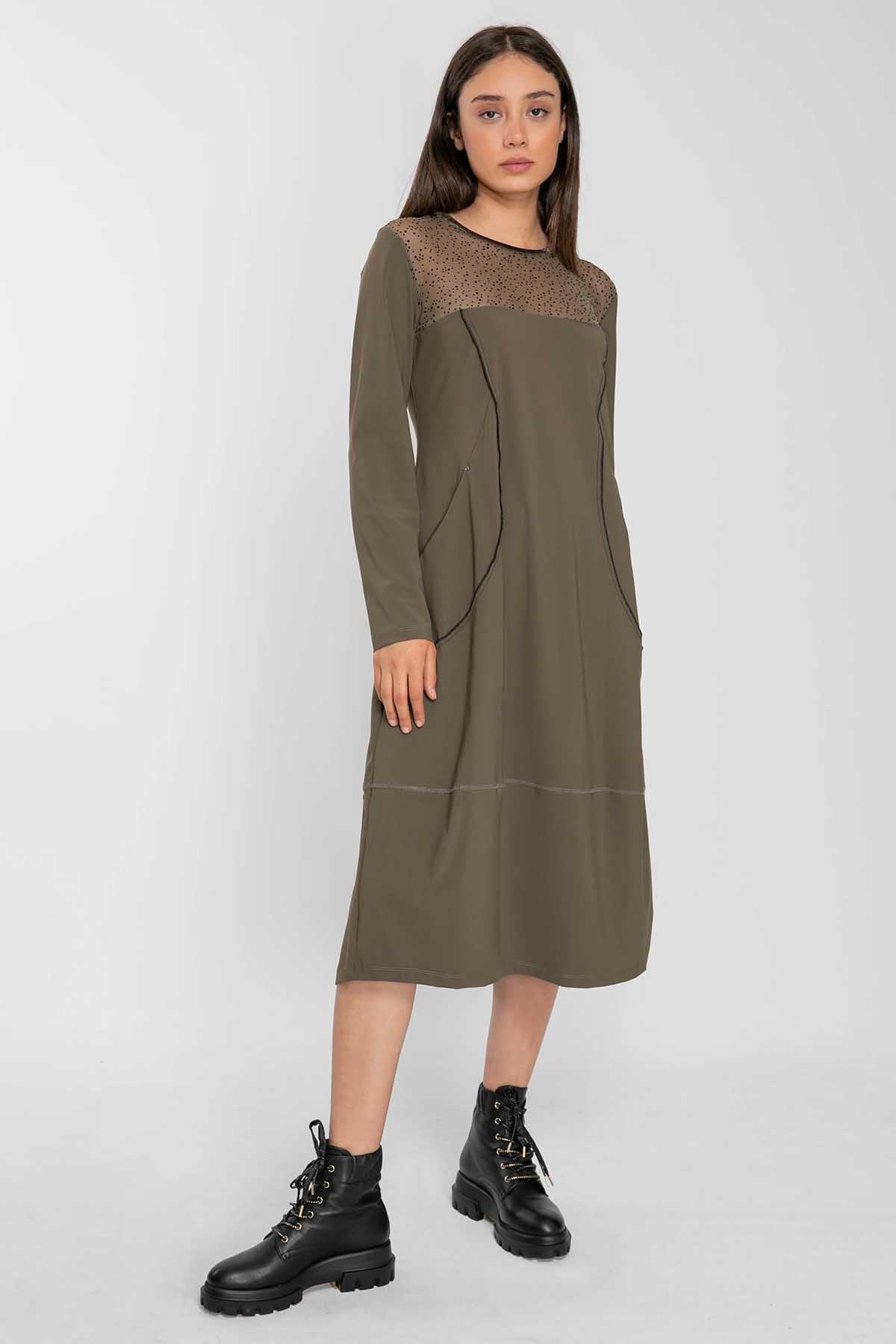 Crea Concept Belden Büzgülü Stretch Elbise-Libas Trendy Fashion Store