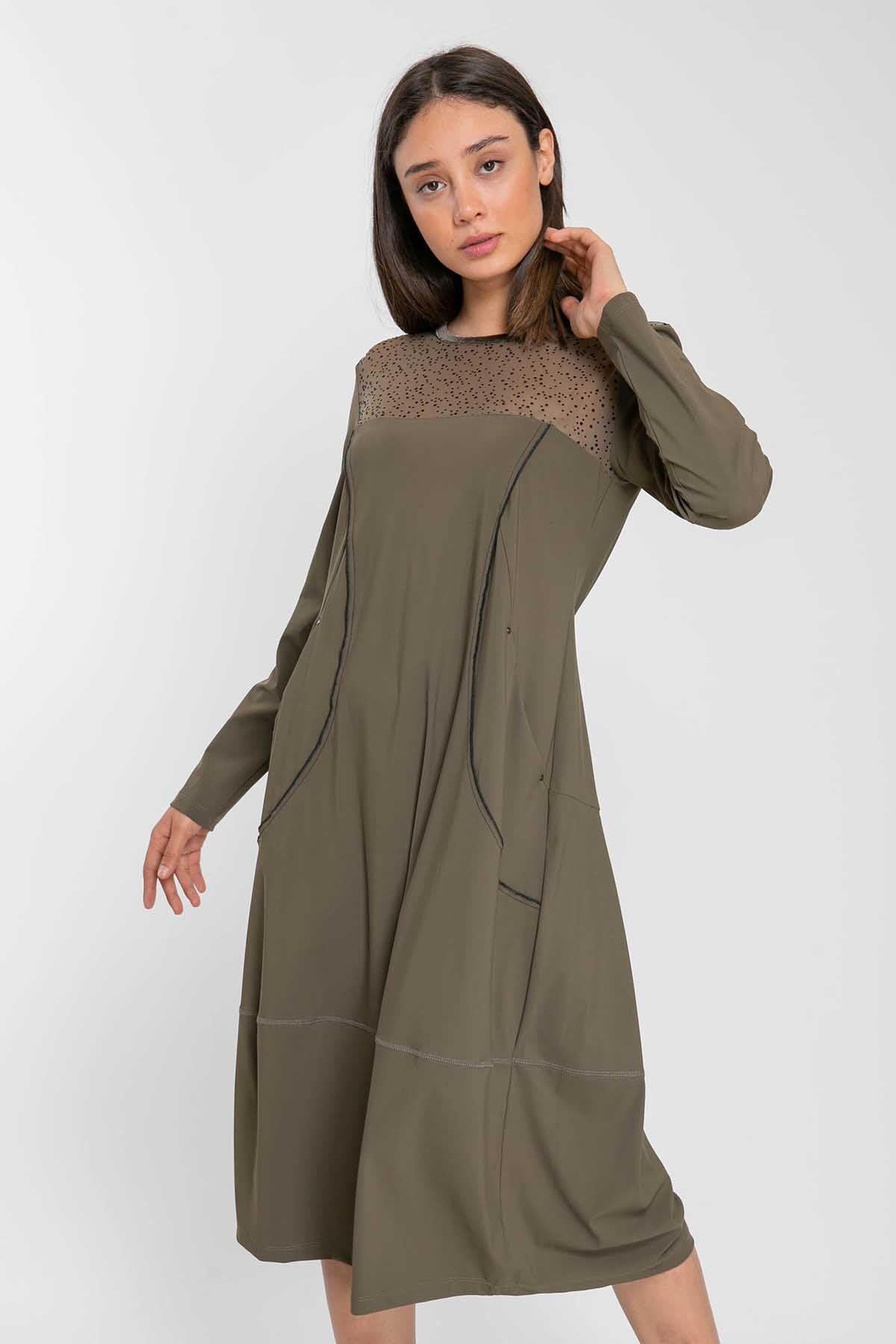 Crea Concept Belden Büzgülü Stretch Elbise-Libas Trendy Fashion Store