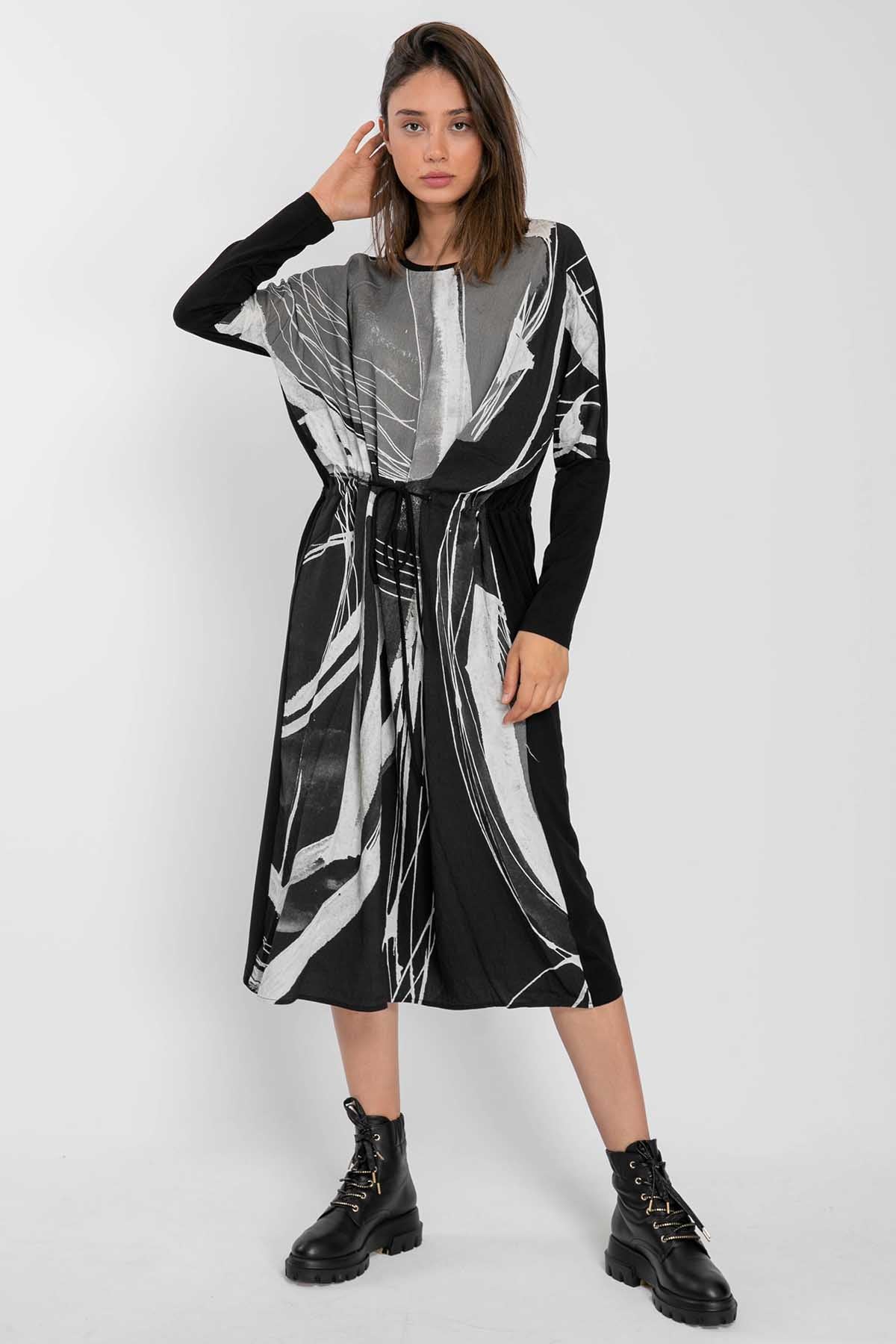 Crea Concept Belden Büzgülü Elbise-Libas Trendy Fashion Store