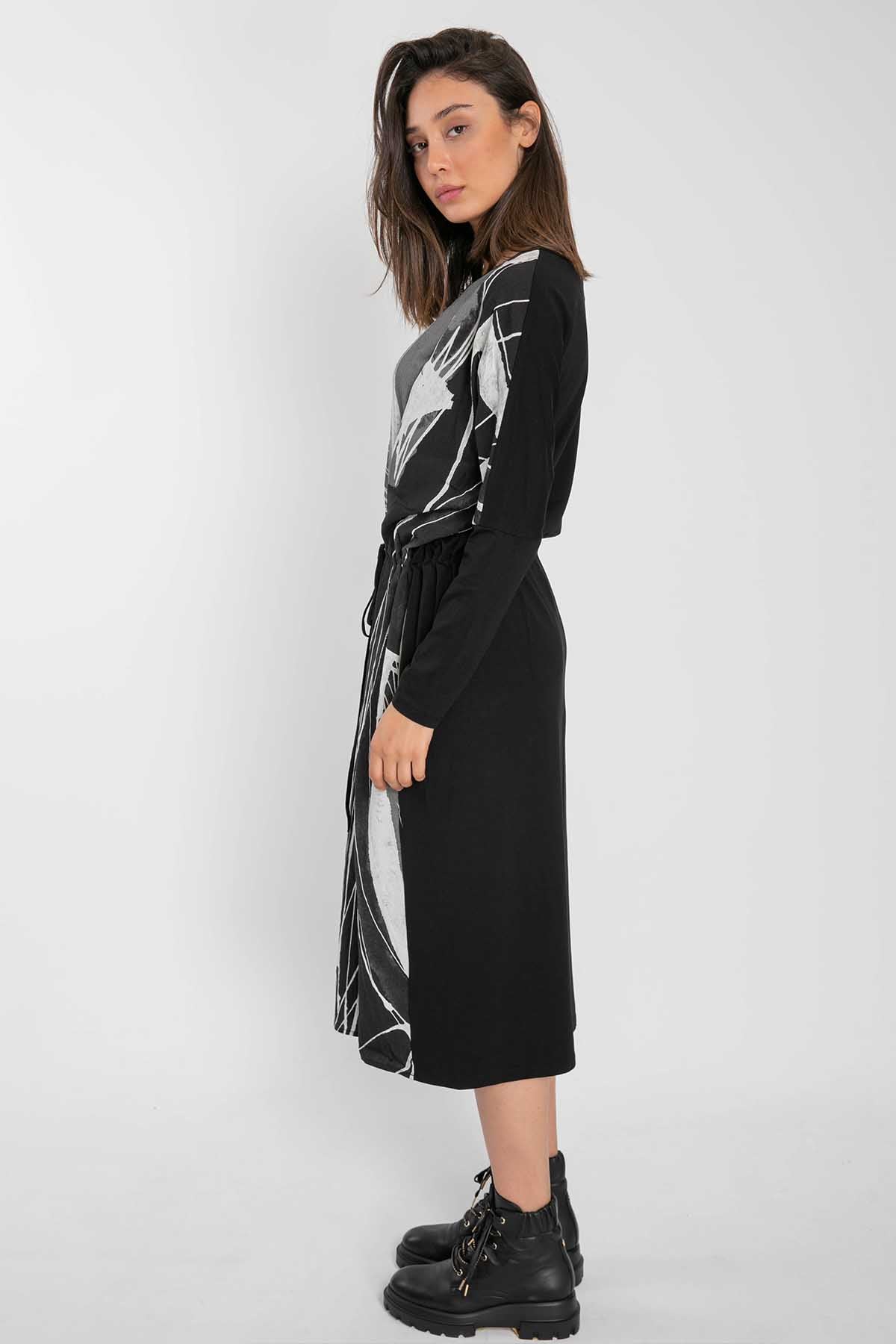 Crea Concept Belden Büzgülü Elbise-Libas Trendy Fashion Store