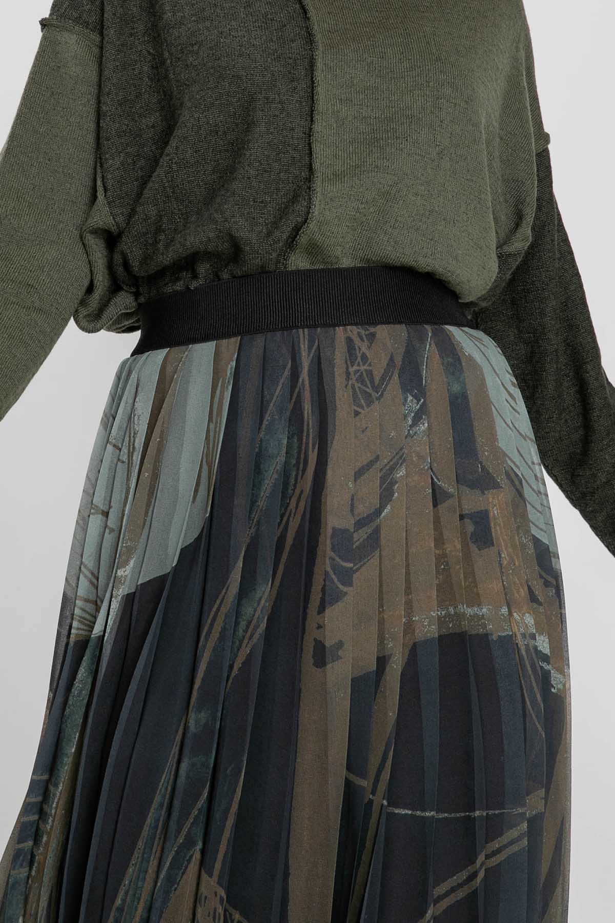 Crea Concept Pileli Midi Etek-Libas Trendy Fashion Store