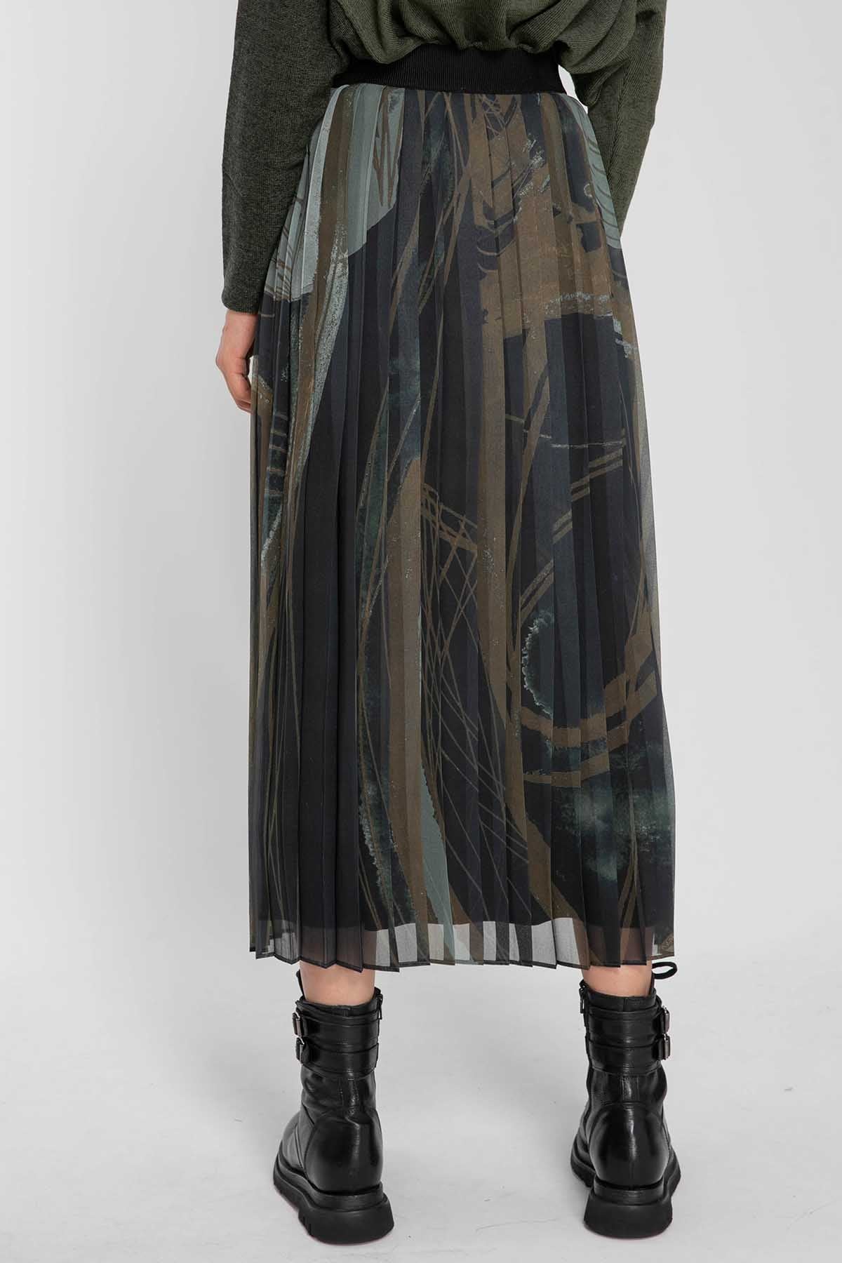 Crea Concept Pileli Midi Etek-Libas Trendy Fashion Store