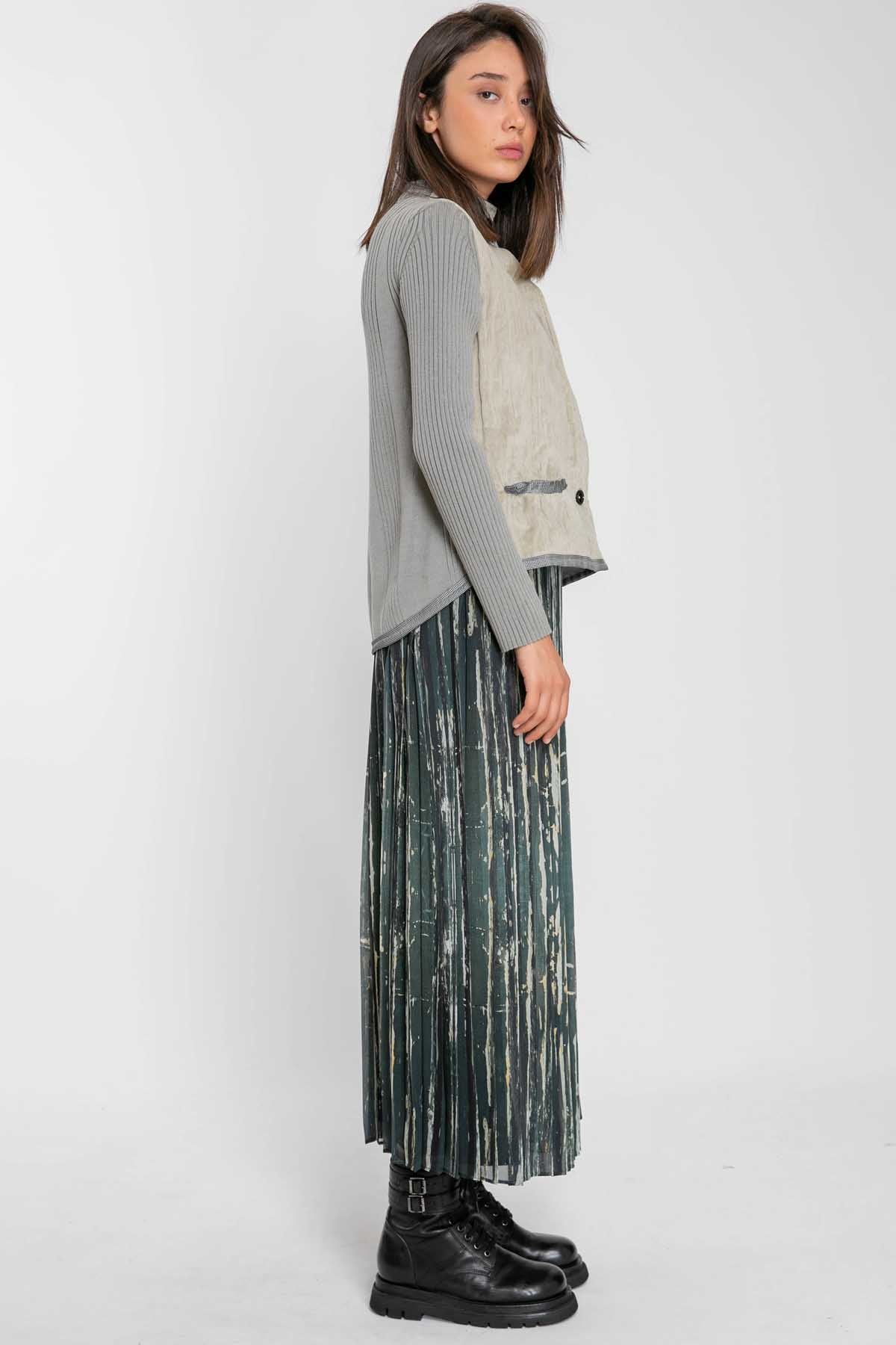 Crea Concept Pileli Midi Etek-Libas Trendy Fashion Store