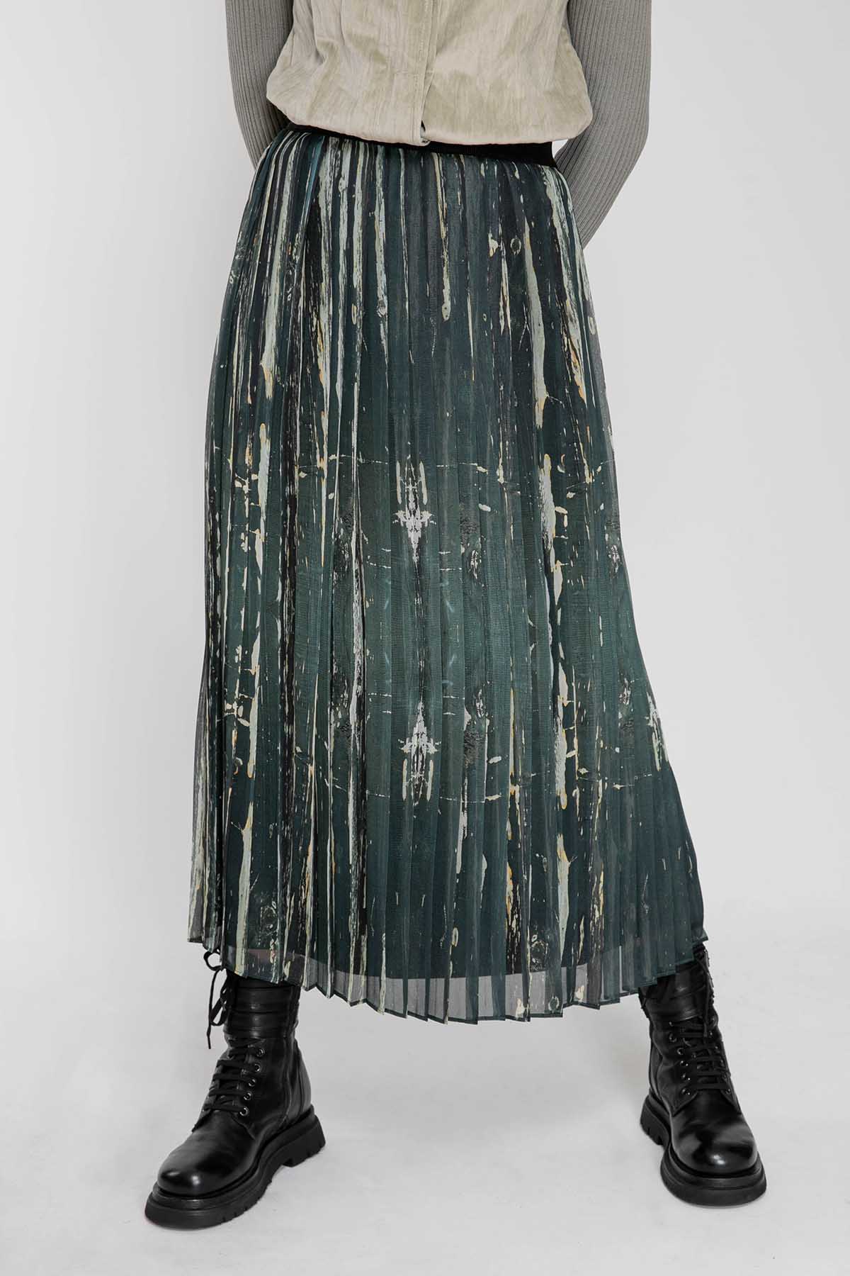 Crea Concept Pileli Midi Etek-Libas Trendy Fashion Store