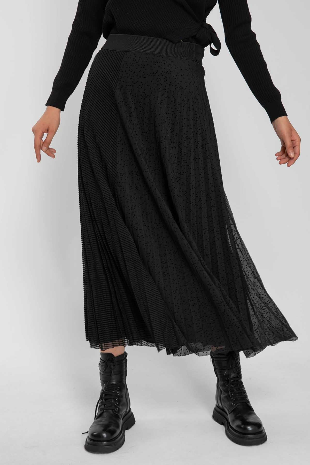 Crea Concept Pileli Midi Etek-Libas Trendy Fashion Store