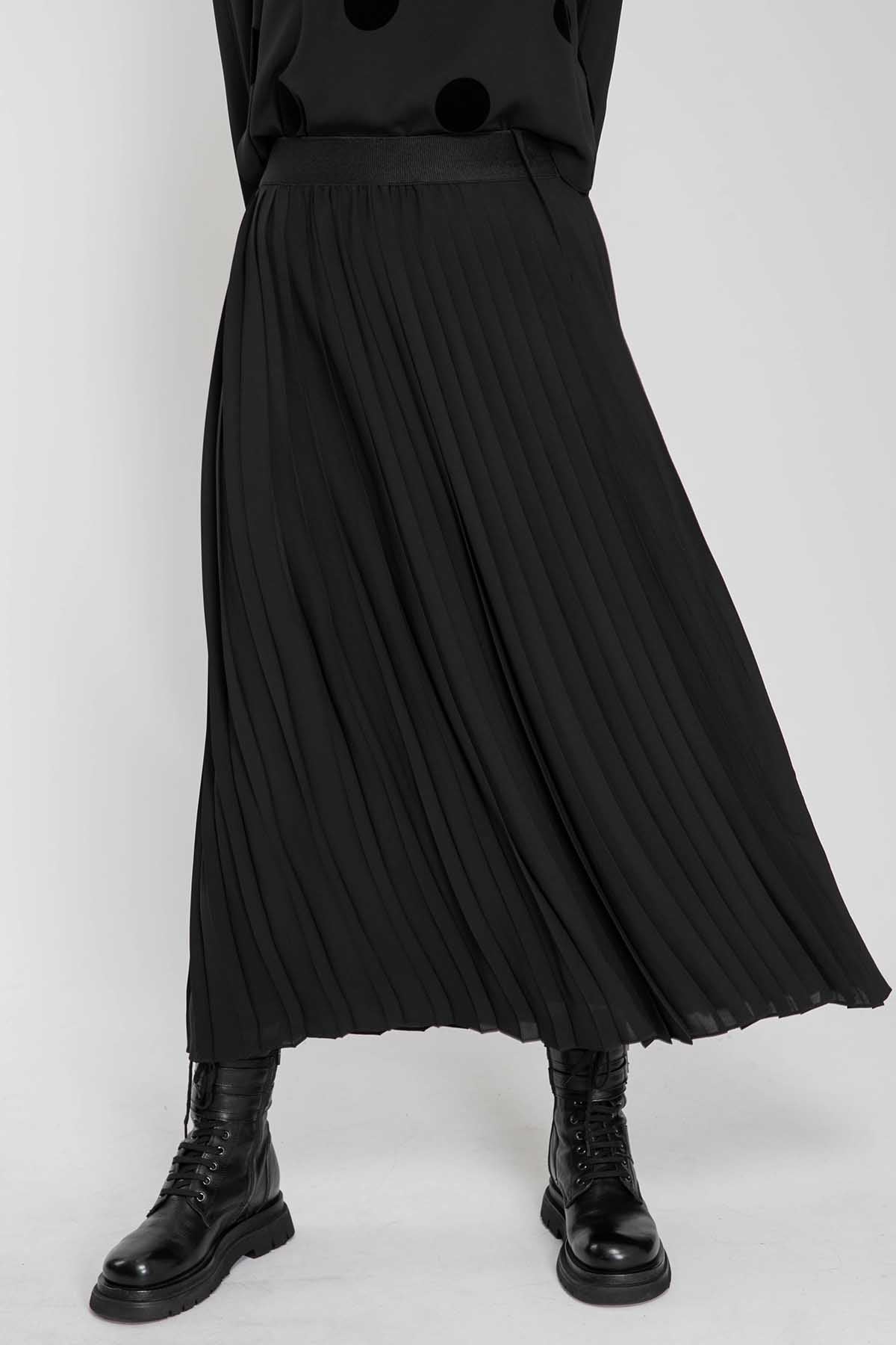 Crea Concept Pileli Midi Etek-Libas Trendy Fashion Store