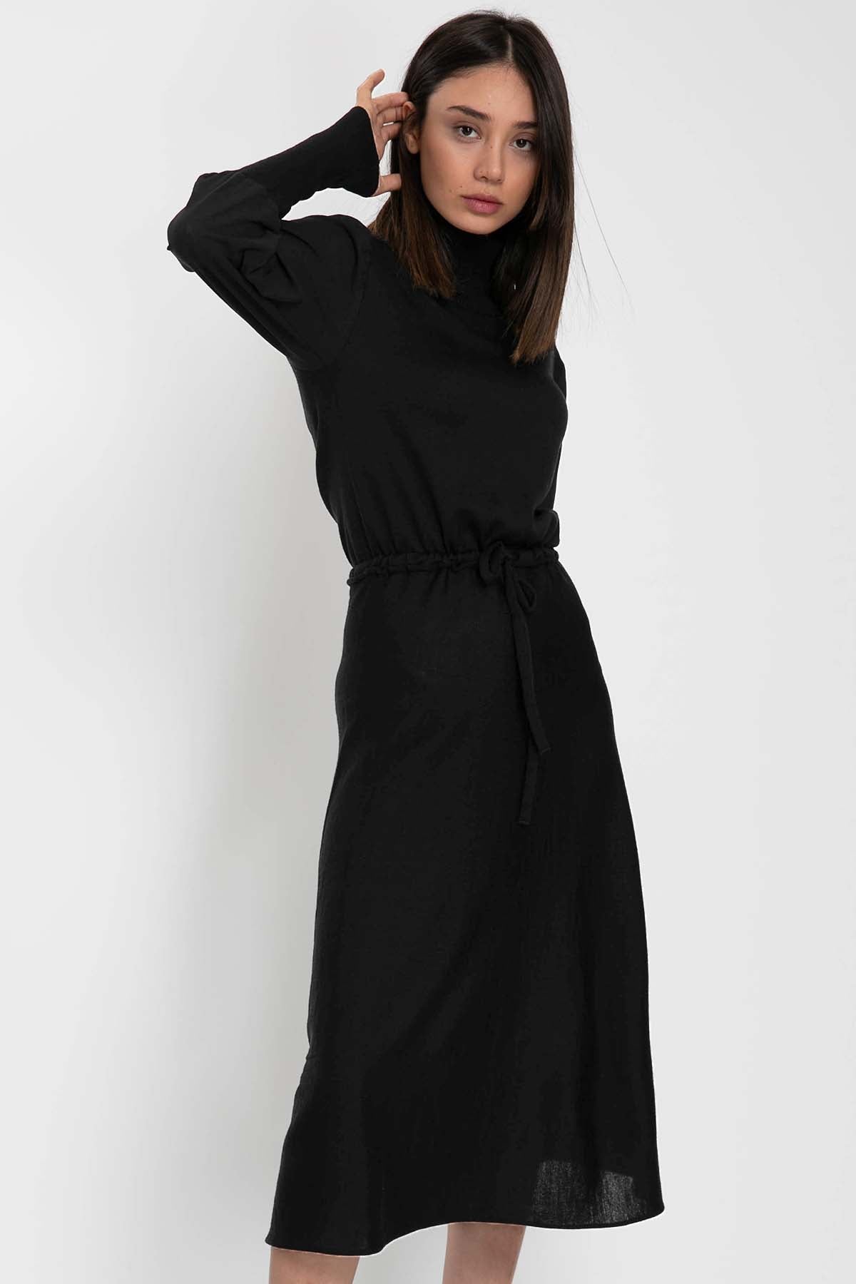 Crea Concept Balıkçı Yaka Elbise-Libas Trendy Fashion Store