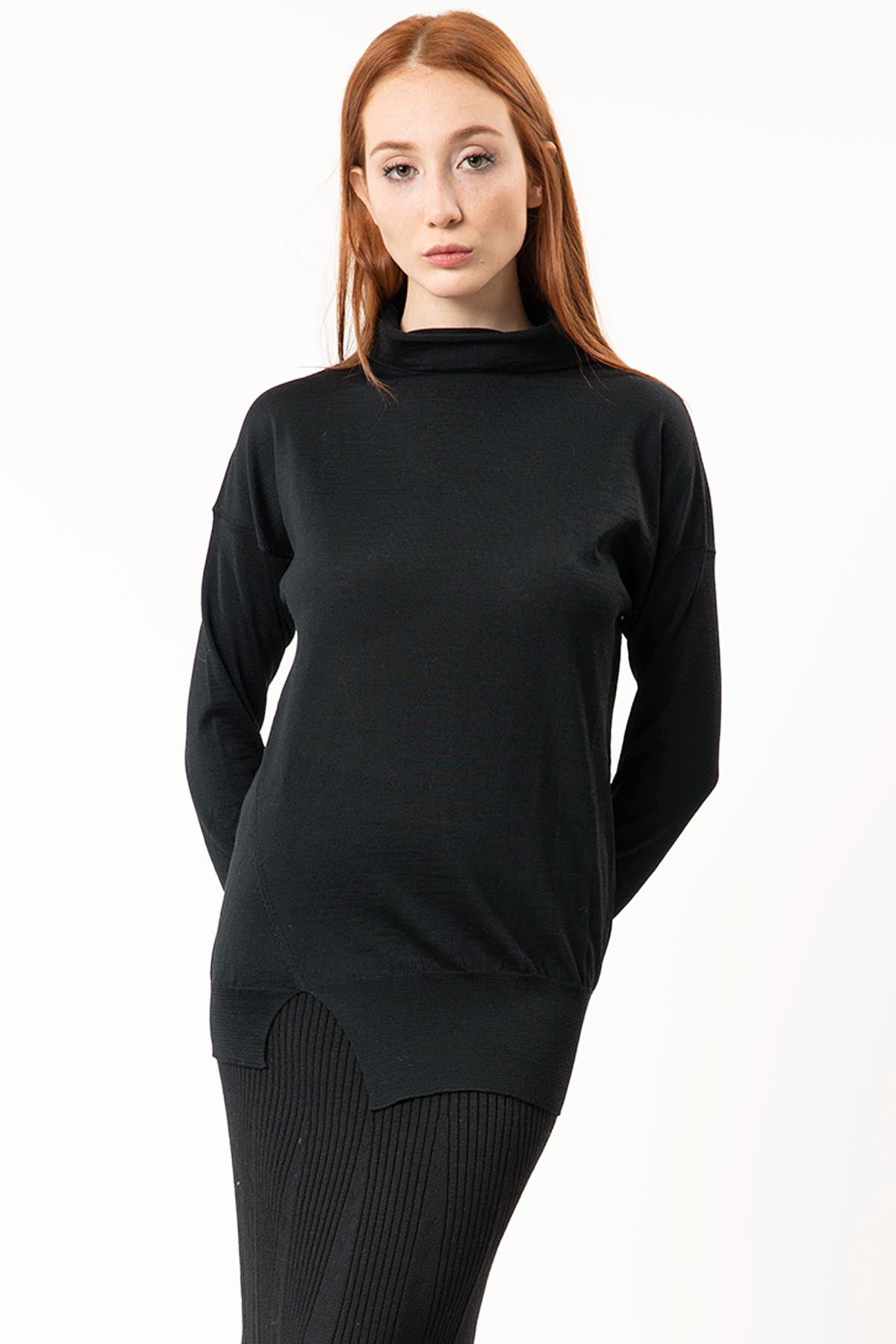 Crea Concept Asimetrik Etek Uçlu Triko-Libas Trendy Fashion Store