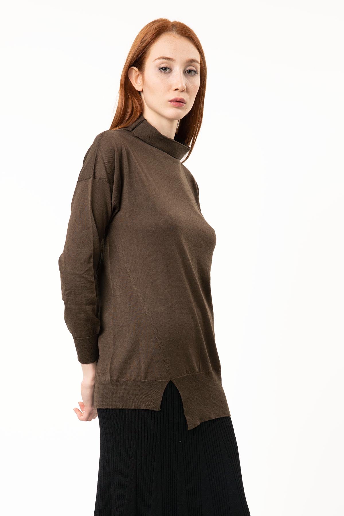 Crea Concept Asimetrik Etek Uçlu Triko-Libas Trendy Fashion Store