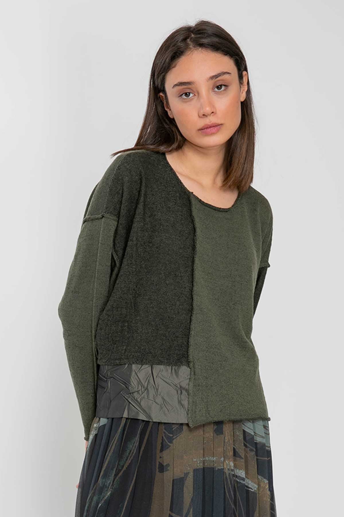 Crea Concept Yuvarlak Yaka Düşük Omuz Triko-Libas Trendy Fashion Store