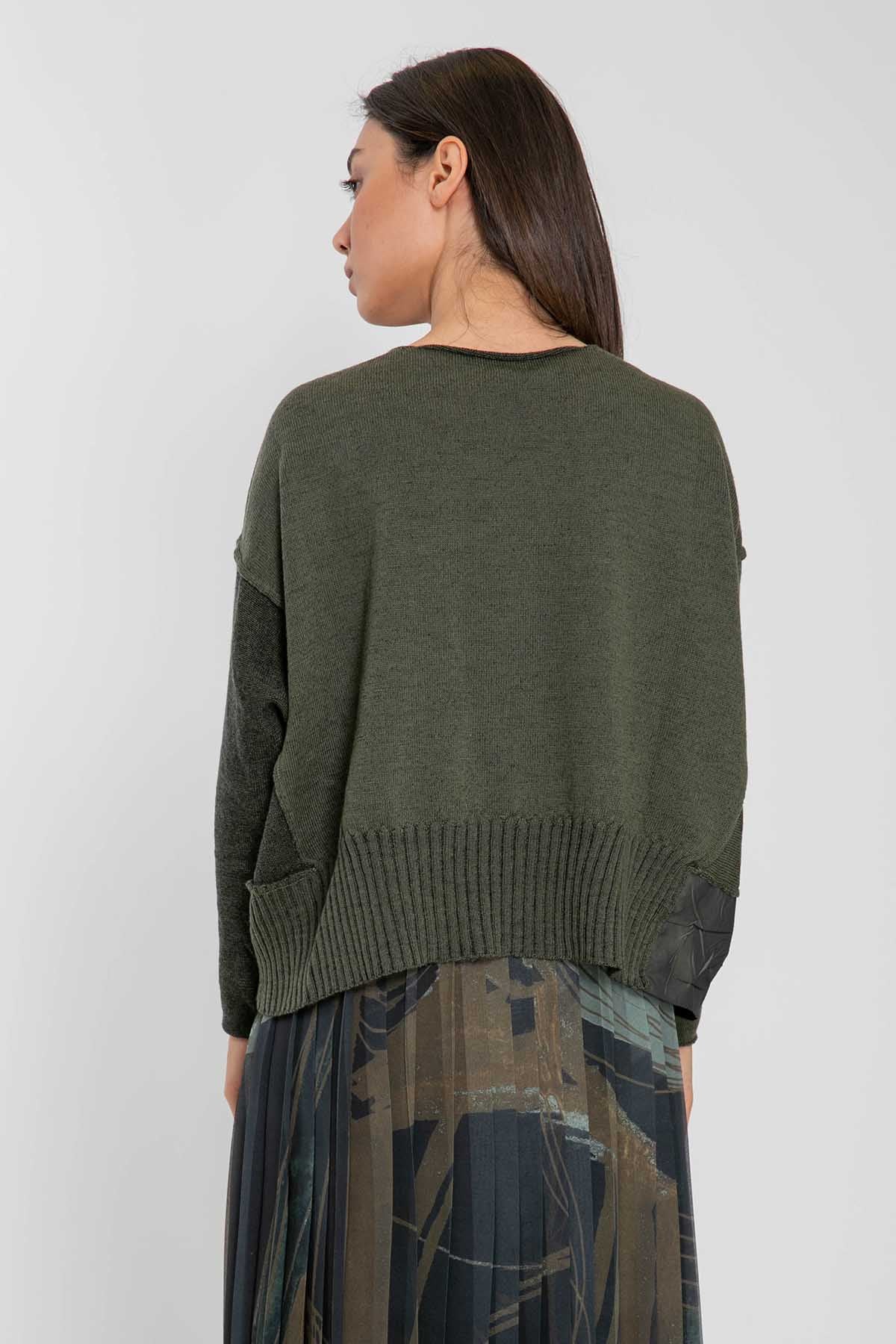 Crea Concept Yuvarlak Yaka Düşük Omuz Triko-Libas Trendy Fashion Store