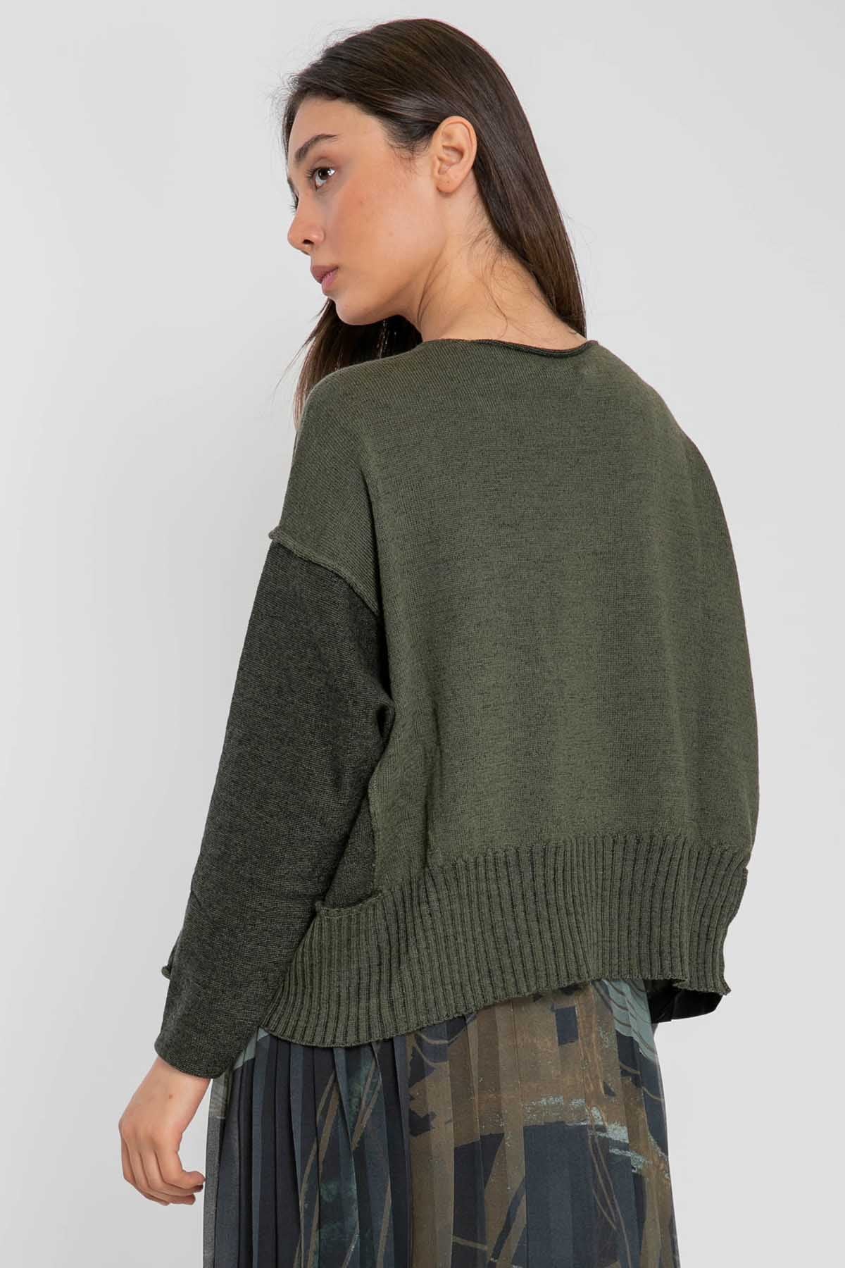 Crea Concept Yuvarlak Yaka Düşük Omuz Triko-Libas Trendy Fashion Store