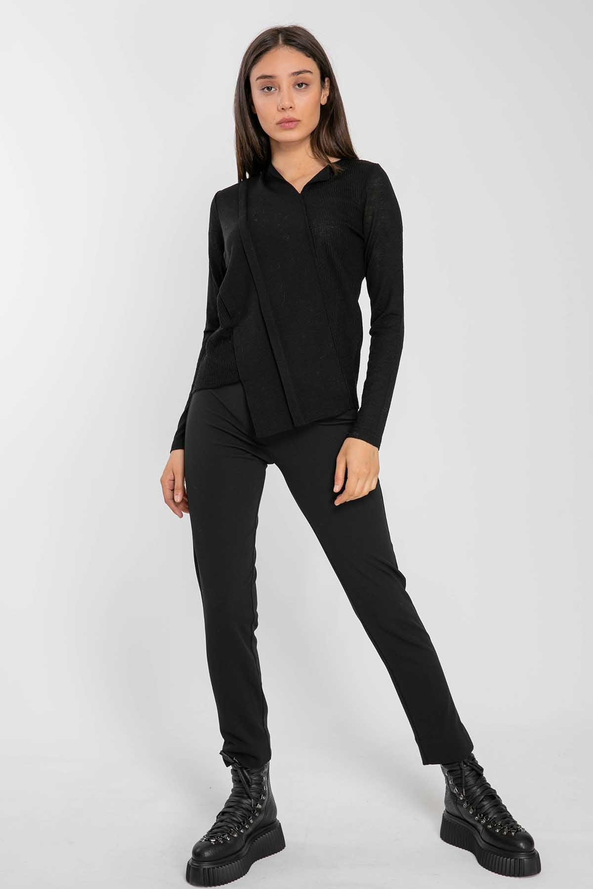 Crea Concept V Yaka Asimetrik Triko-Libas Trendy Fashion Store