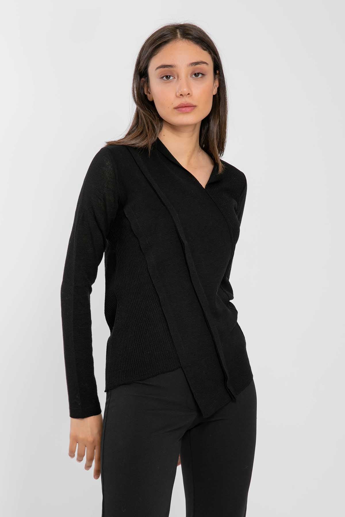 Crea Concept V Yaka Asimetrik Triko-Libas Trendy Fashion Store