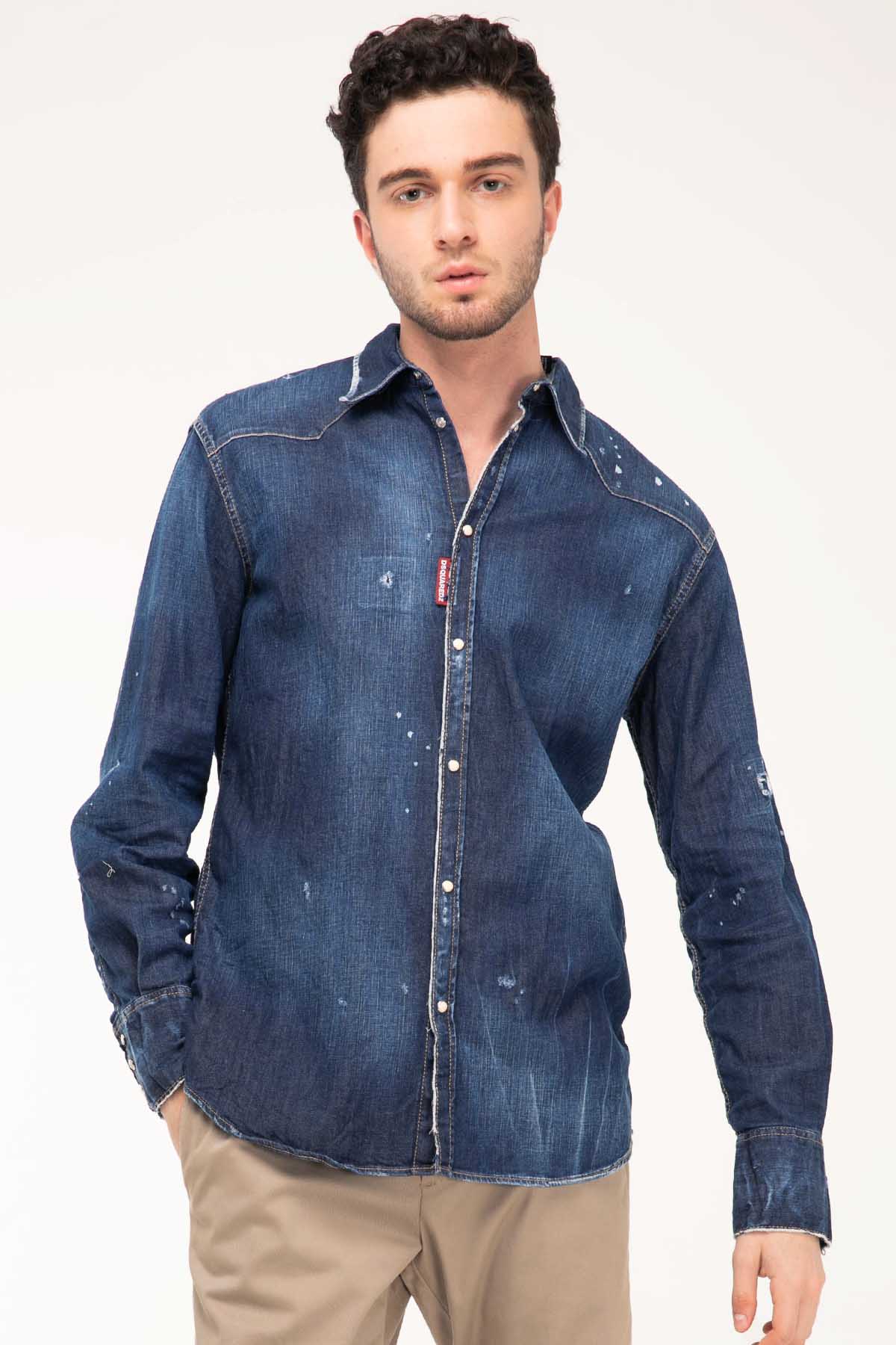 Dsquared Denim Gömlek-Libas Trendy Fashion Store