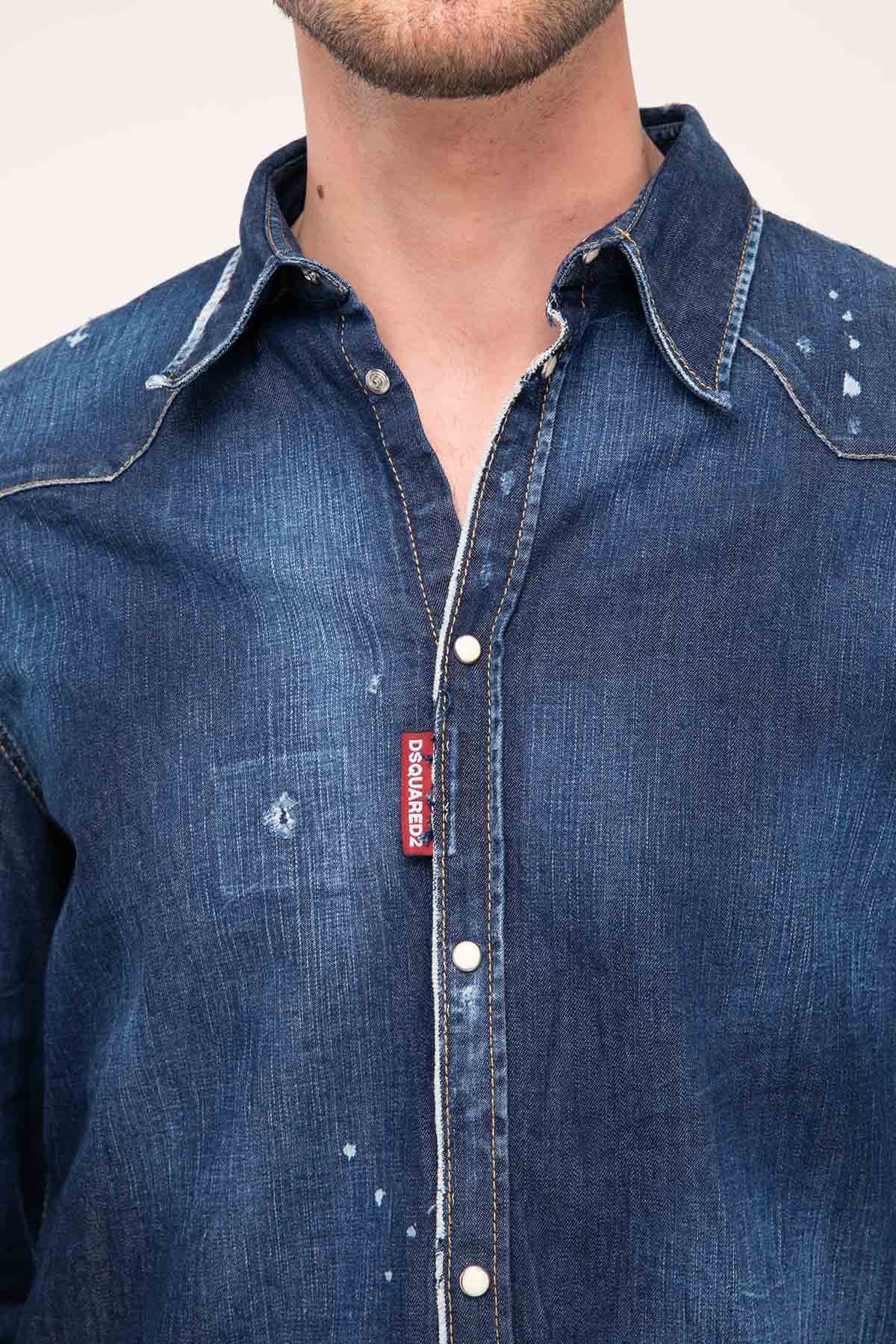 Dsquared Denim Gömlek-Libas Trendy Fashion Store