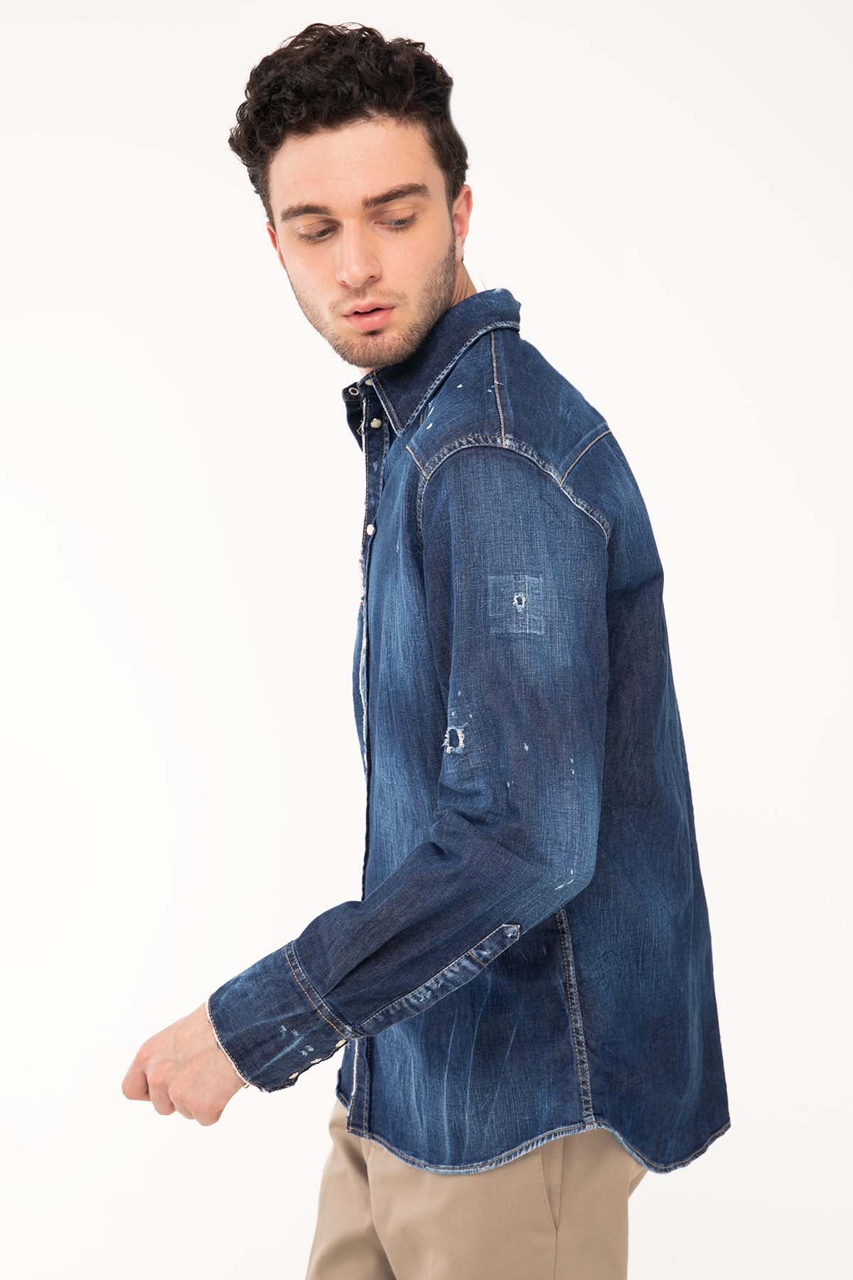 Dsquared Denim Gömlek-Libas Trendy Fashion Store