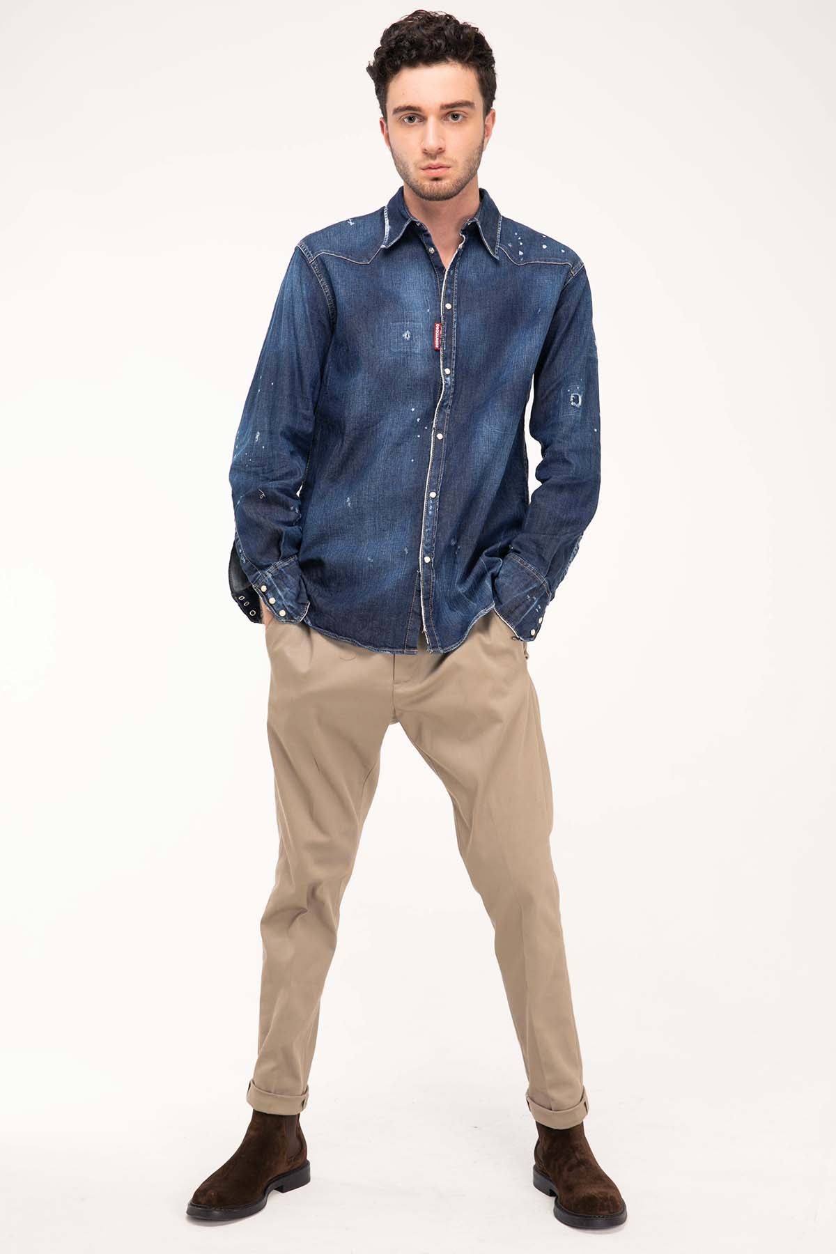 Dsquared Denim Gömlek-Libas Trendy Fashion Store