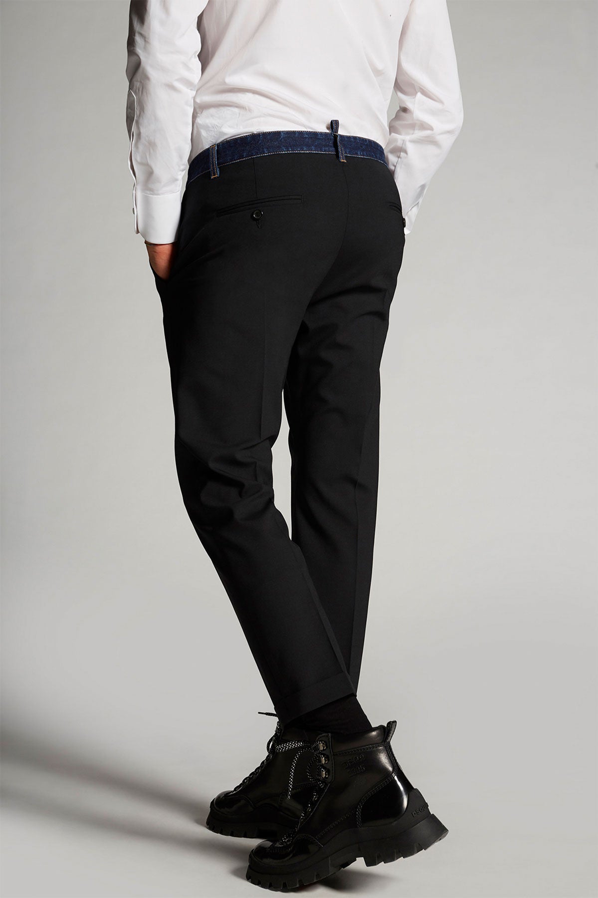 Dsquared Hockney Denim Kemerli Pantolon-Libas Trendy Fashion Store