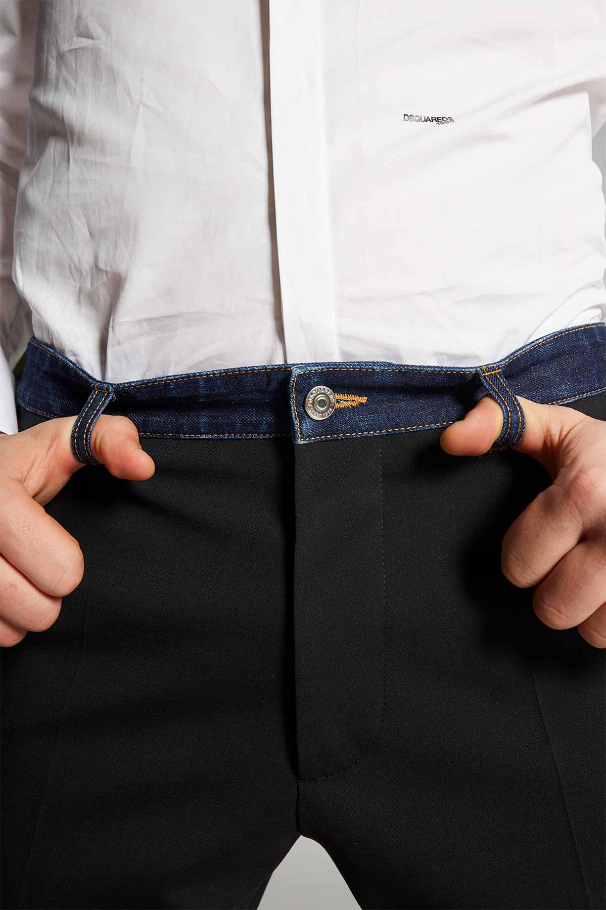 Dsquared Hockney Denim Kemerli Pantolon-Libas Trendy Fashion Store