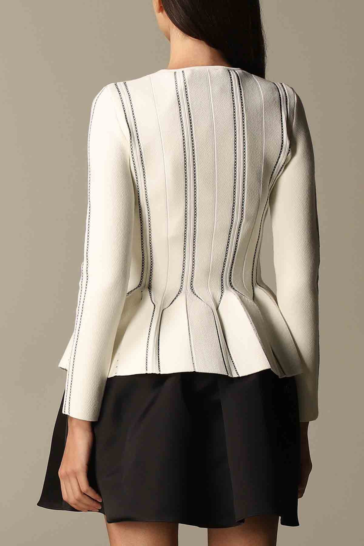 Elisabetta Franchi Etek Ucu Pileli Ceket-Libas Trendy Fashion Store