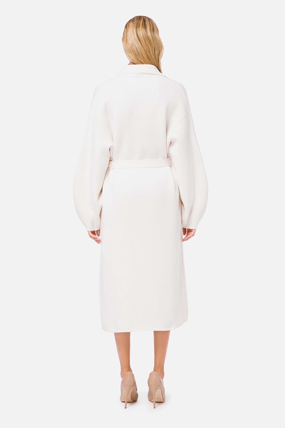 Elisabetta Franchi Oversize Kaşmirli Yün Manto-Libas Trendy Fashion Store