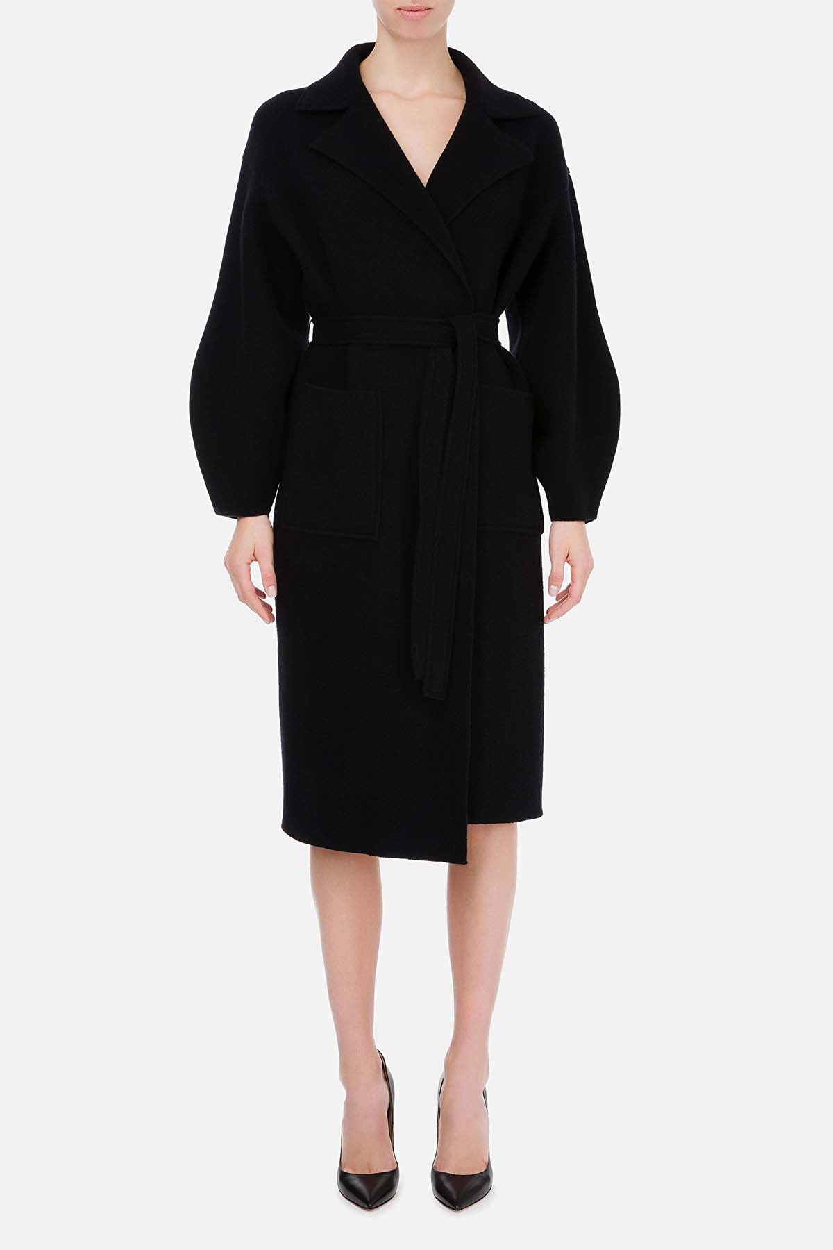 Elisabetta Franchi Oversize Kaşmirli Yün Manto-Libas Trendy Fashion Store