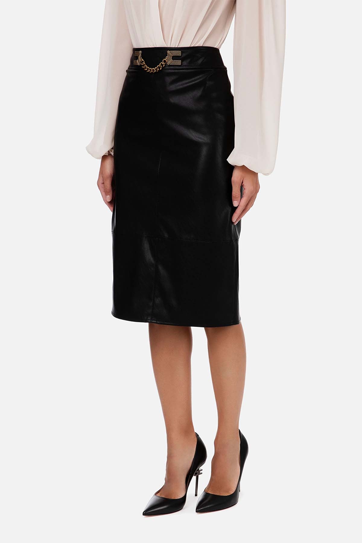 Elisabetta Franchi Midi Etek-Libas Trendy Fashion Store