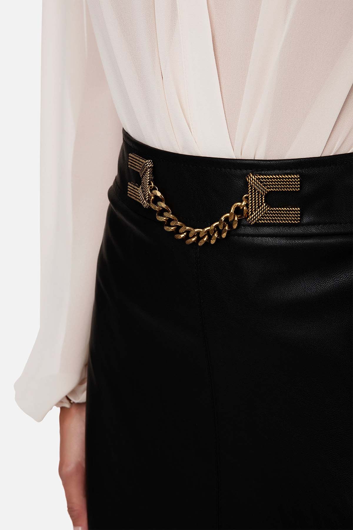 Elisabetta Franchi Midi Etek-Libas Trendy Fashion Store