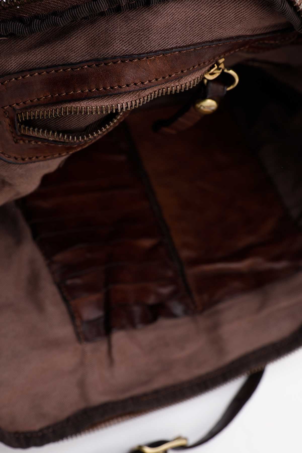 Campomaggi Deri Portföy Çanta-Libas Trendy Fashion Store