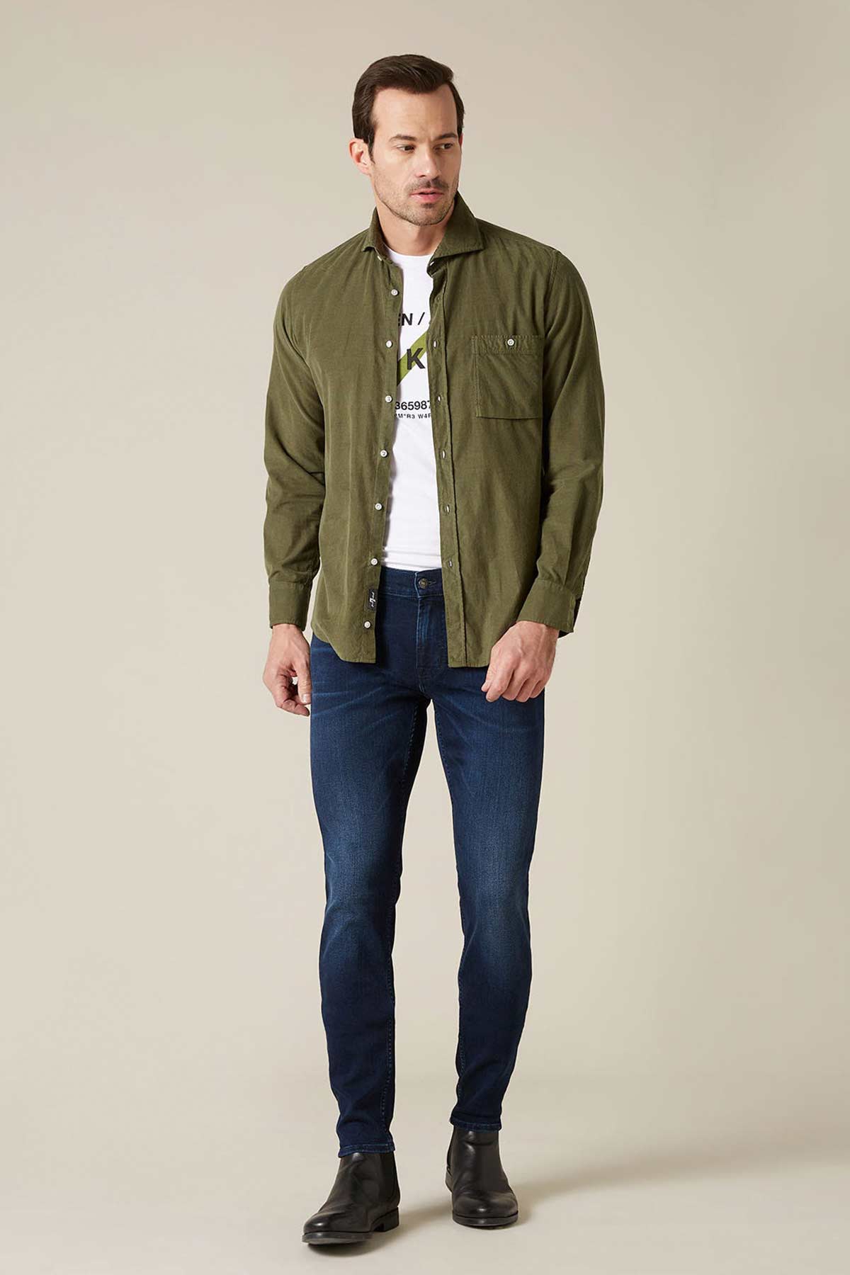 7 For All Mankind Ronnnie Tapered Jeans-Libas Trendy Fashion Store