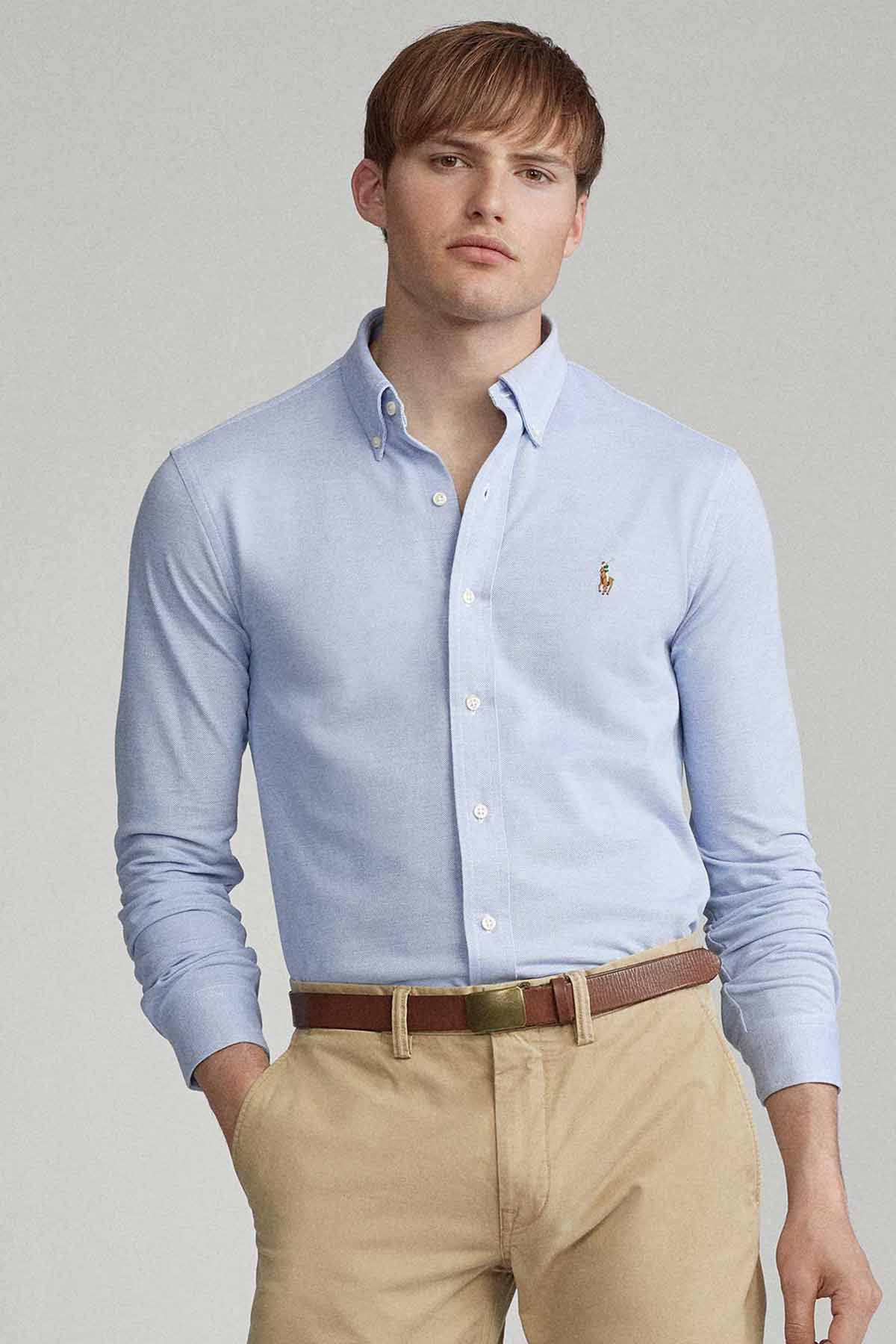 Polo Ralph Lauren Custom Fit Knit Oxford Gömlek-Libas Trendy Fashion Store