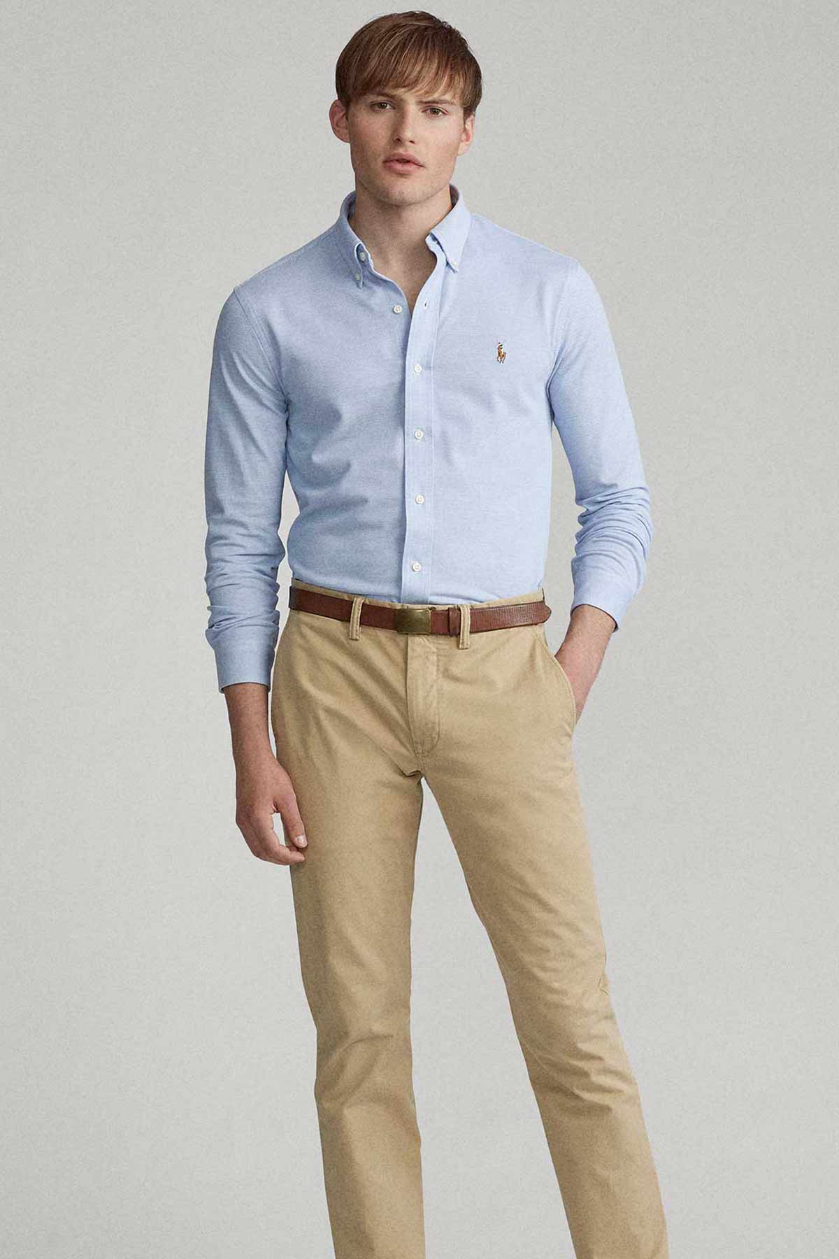 Polo Ralph Lauren Custom Fit Knit Oxford Gömlek-Libas Trendy Fashion Store