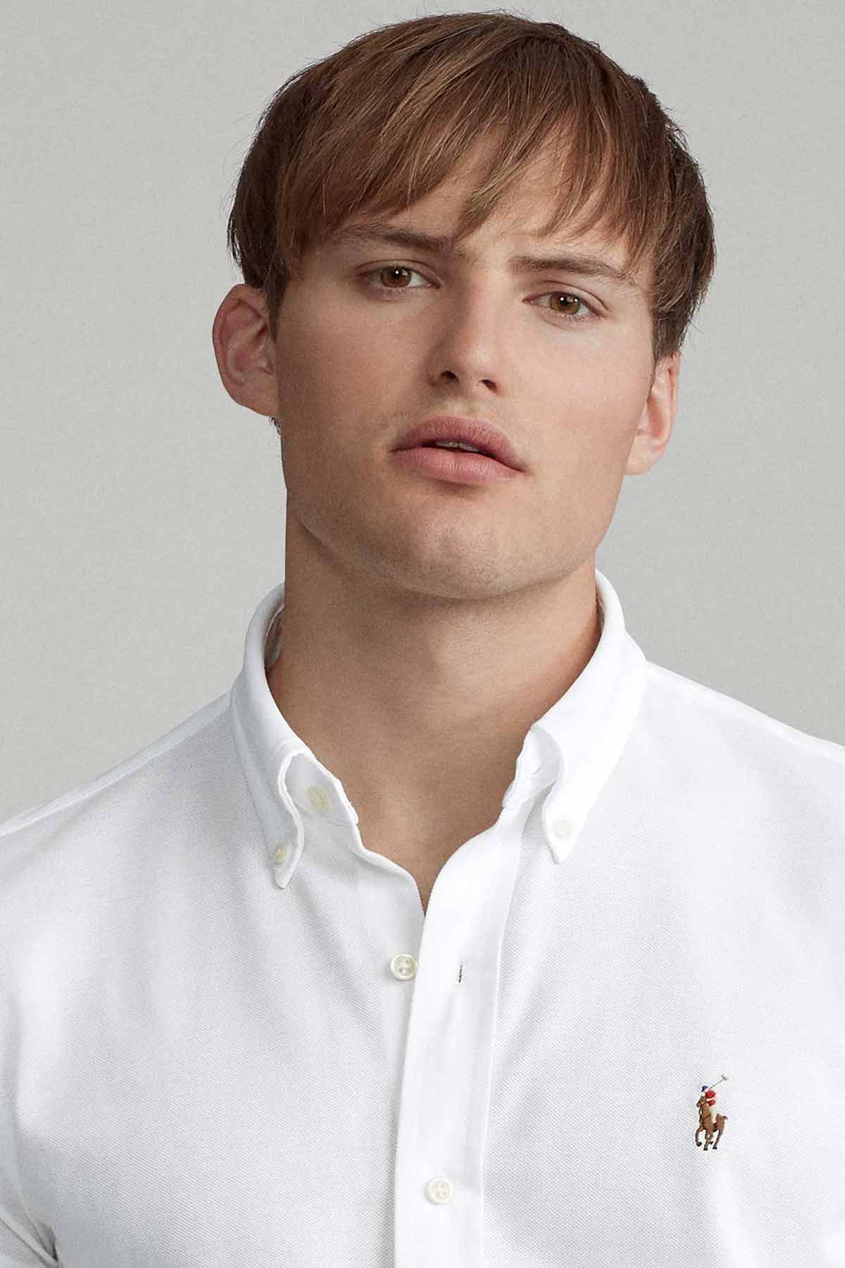 Polo Ralph Lauren Custom Fit Knit Oxford Gömlek-Libas Trendy Fashion Store