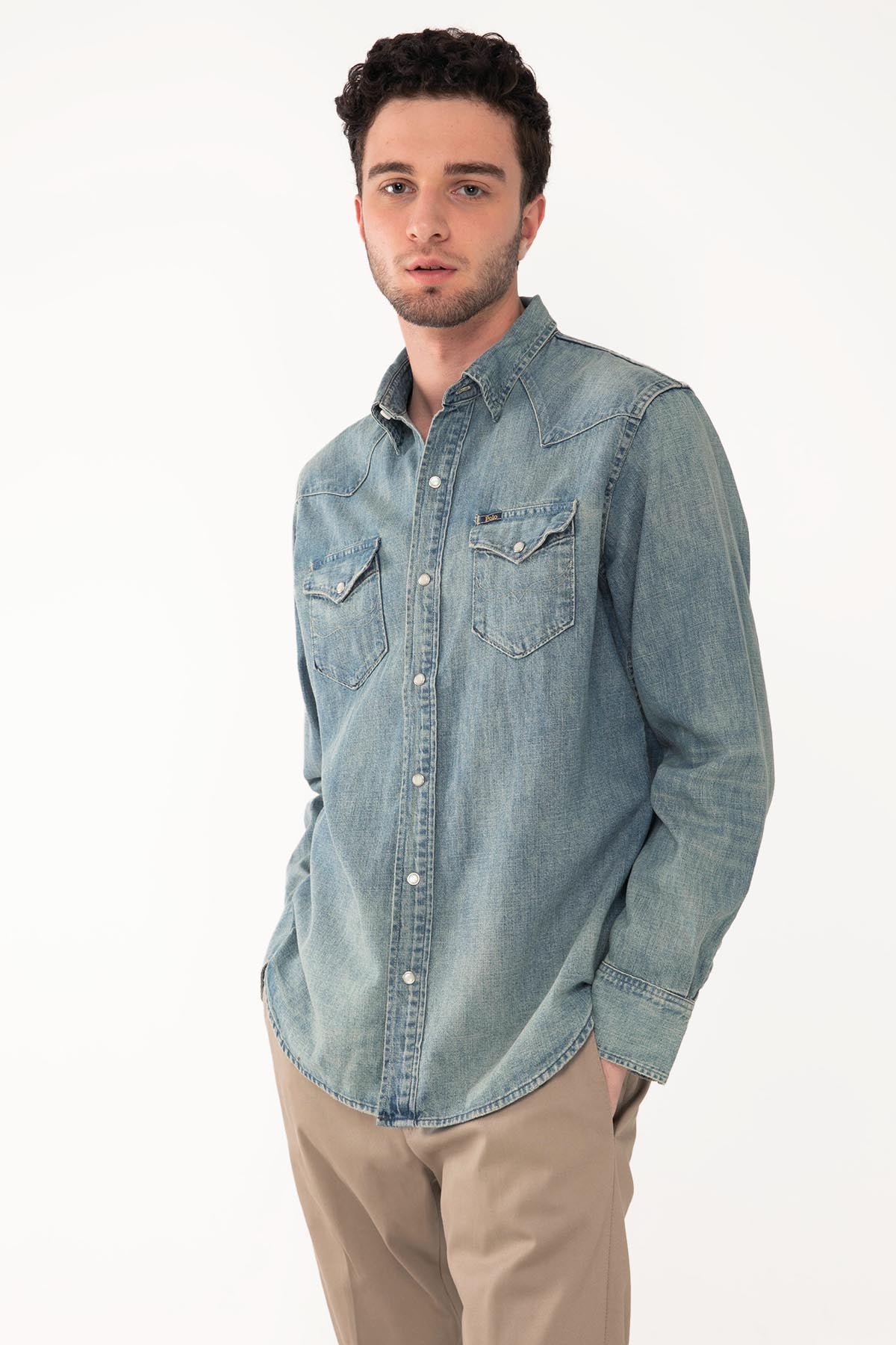 Polo Ralph Lauren Kapaklı Cepli Denim Gömlek-Libas Trendy Fashion Store