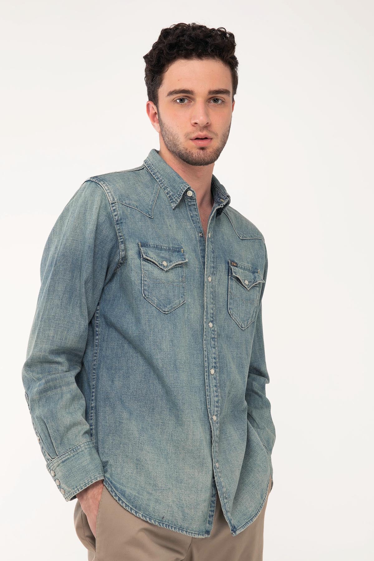 Polo Ralph Lauren Kapaklı Cepli Denim Gömlek-Libas Trendy Fashion Store