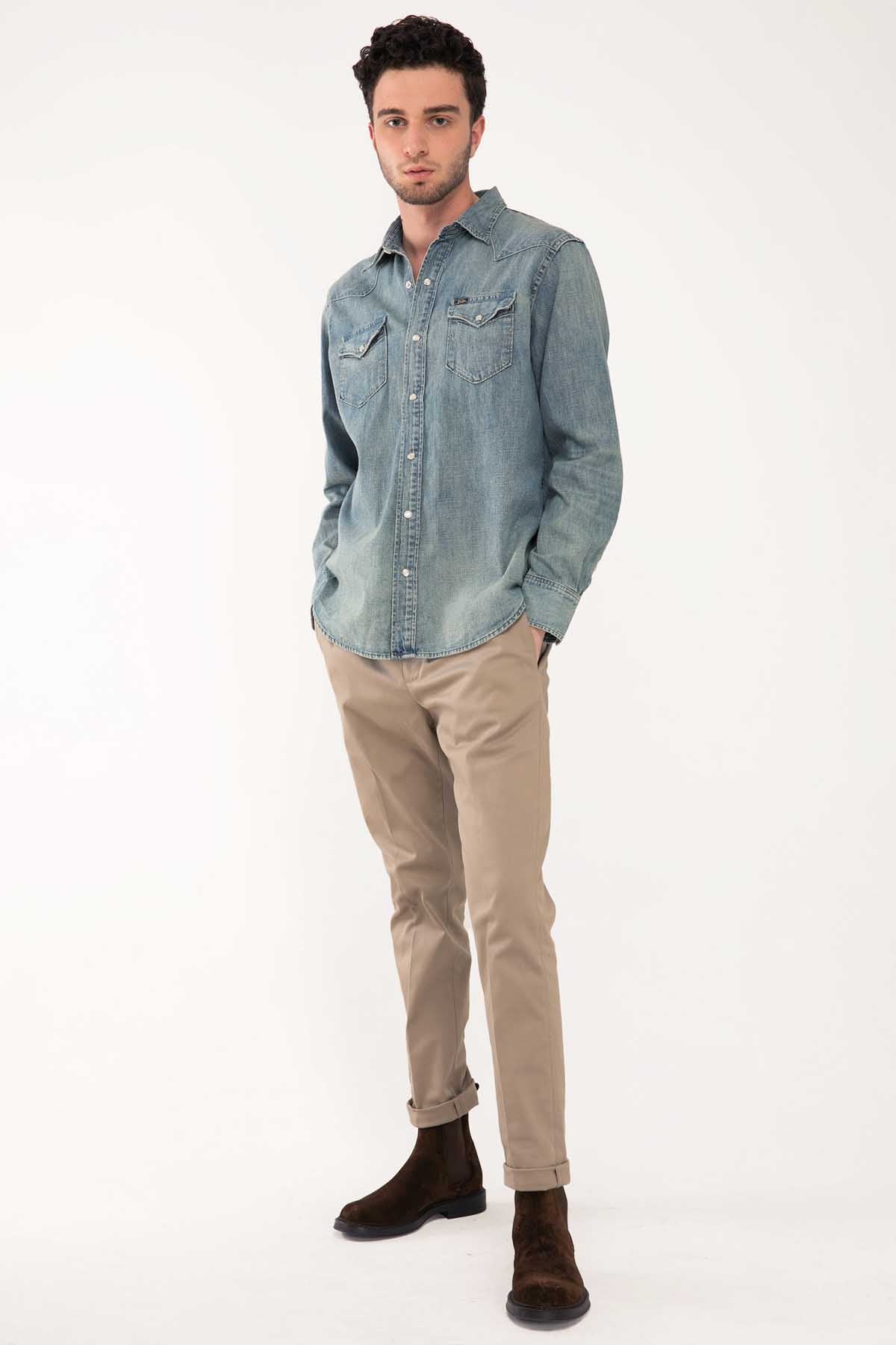 Polo Ralph Lauren Kapaklı Cepli Denim Gömlek-Libas Trendy Fashion Store