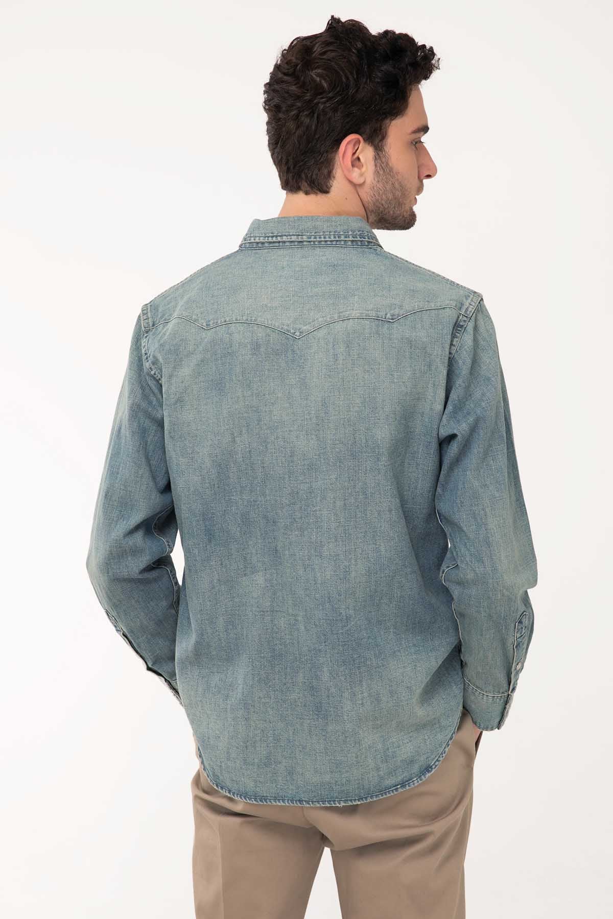 Polo Ralph Lauren Kapaklı Cepli Denim Gömlek-Libas Trendy Fashion Store