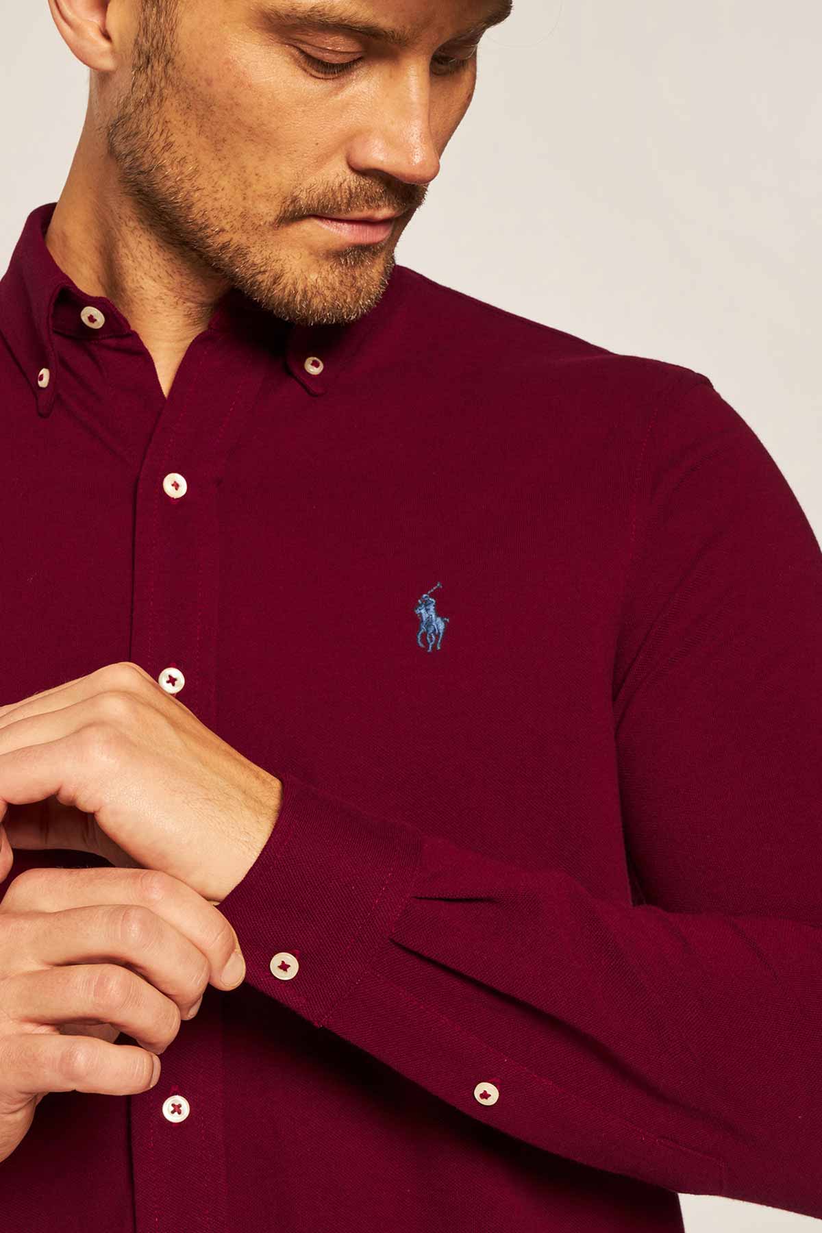 Polo Ralph Lauren Custom Fit Featherweight Mesh Gömlek-Libas Trendy Fashion Store